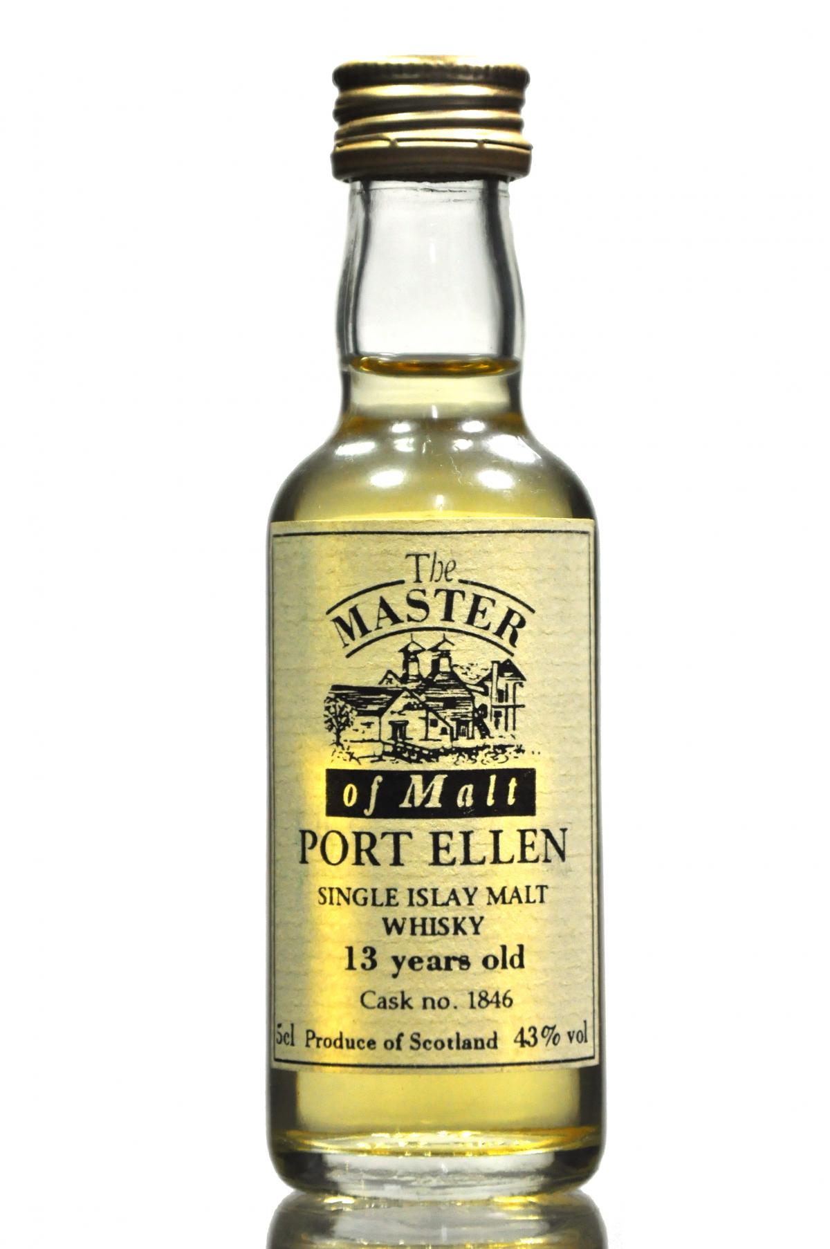 Port Ellen 13 Year Old - Master Of Malts Miniature