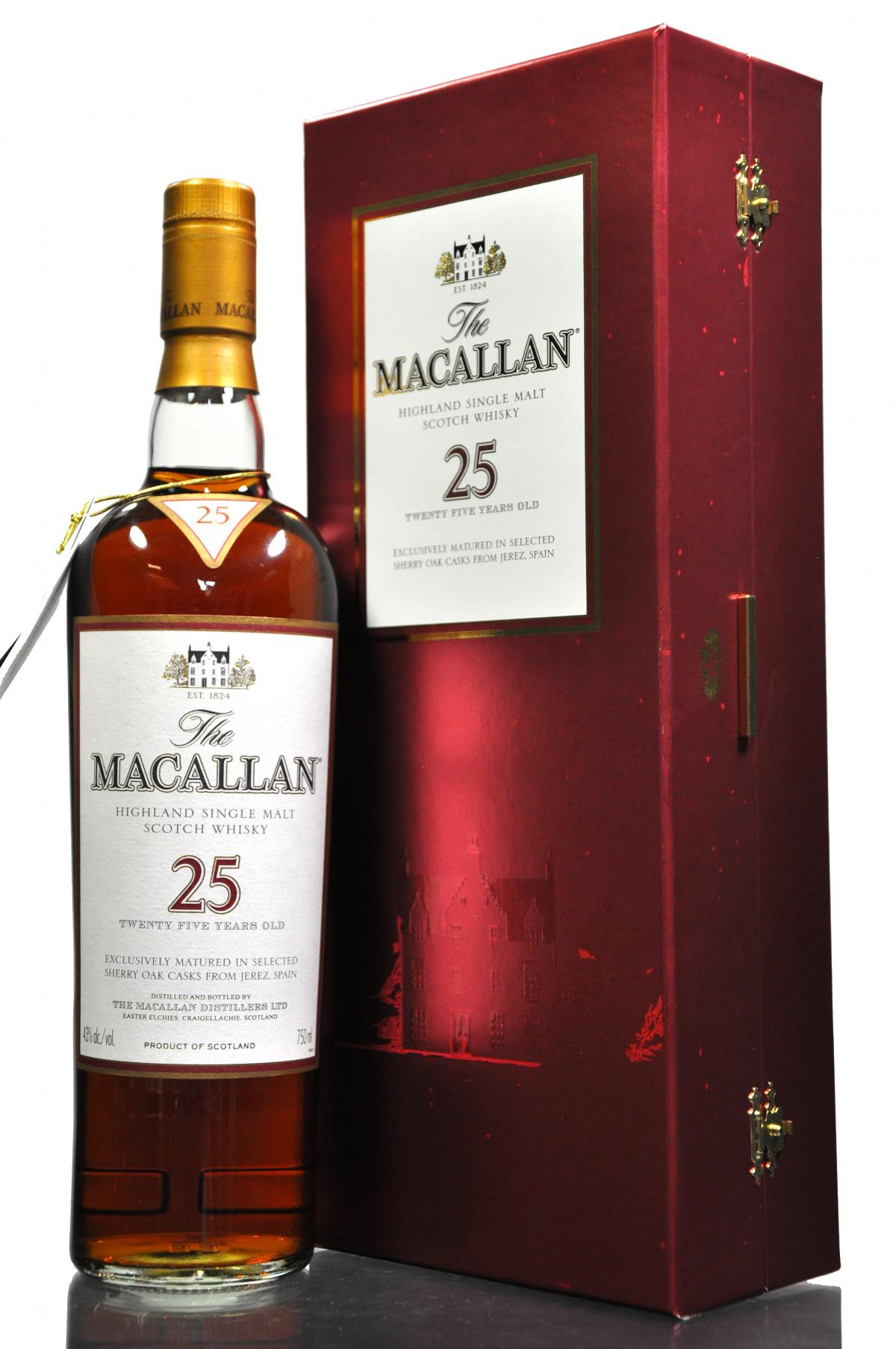 Macallan 25 Year Old - Sherry Cask - Early 2000s
