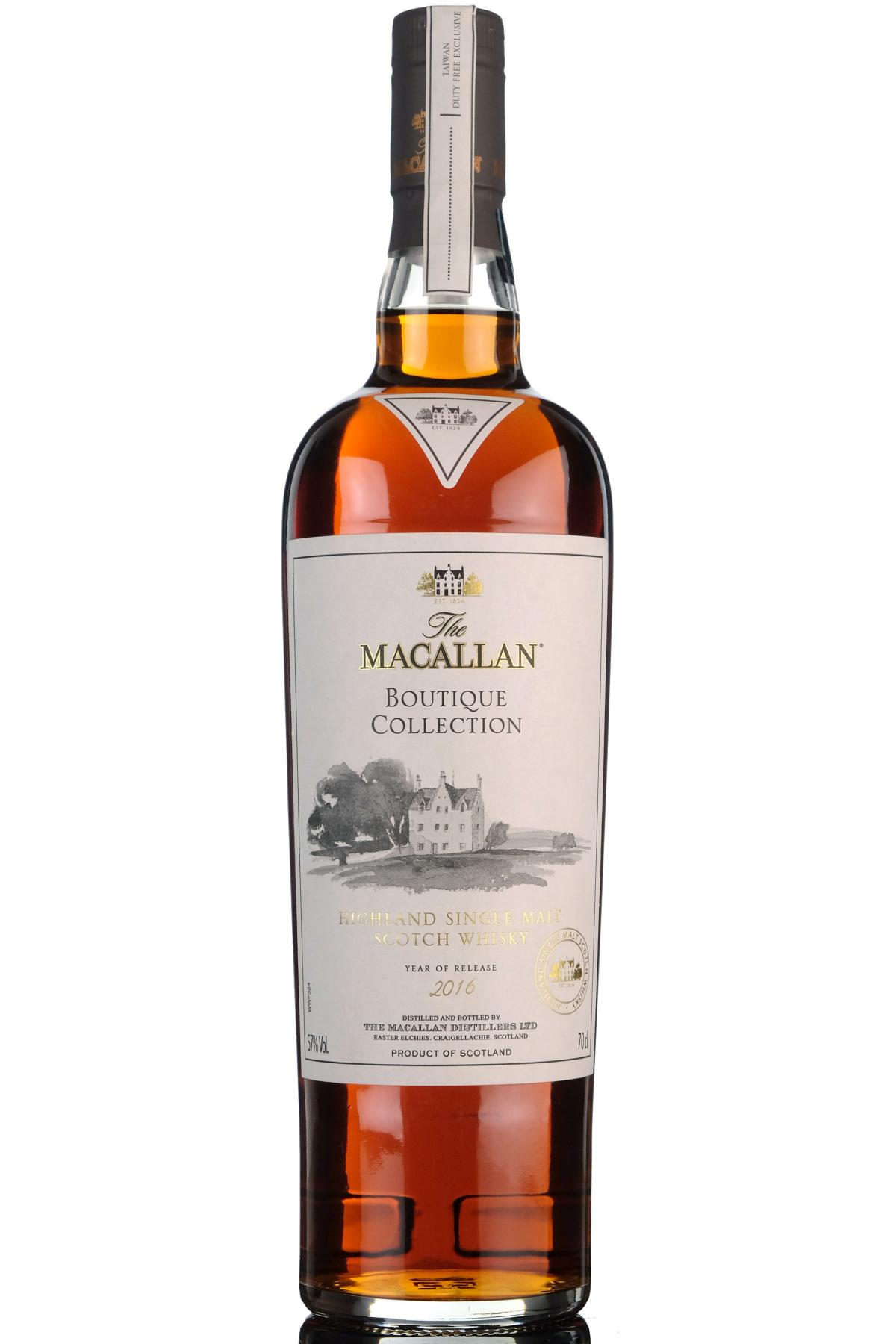 Macallan Boutique Collection 2016