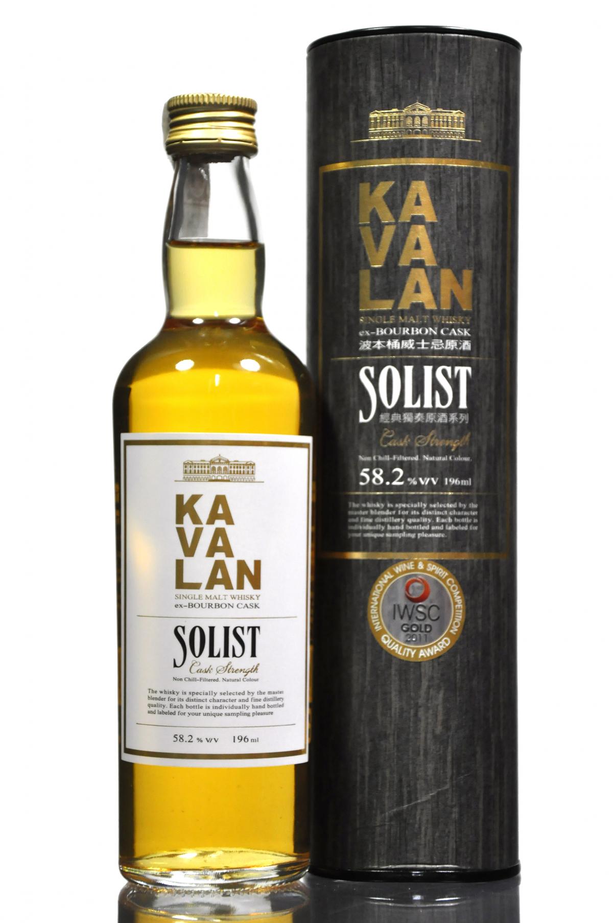 Kavalan Solist Ex Bourbon Cask - 196ml