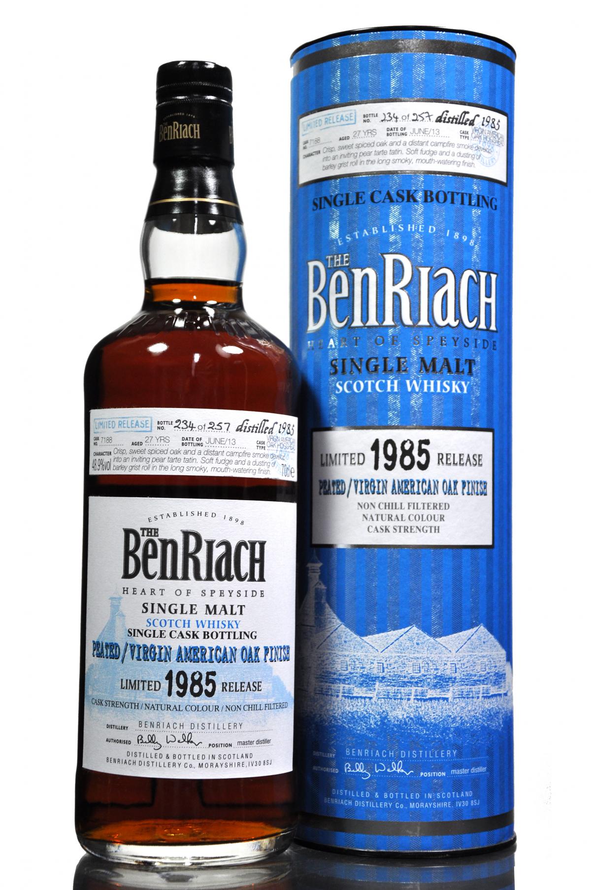 Benriach 1985-2013 - 27 Year Old - Cask 7188
