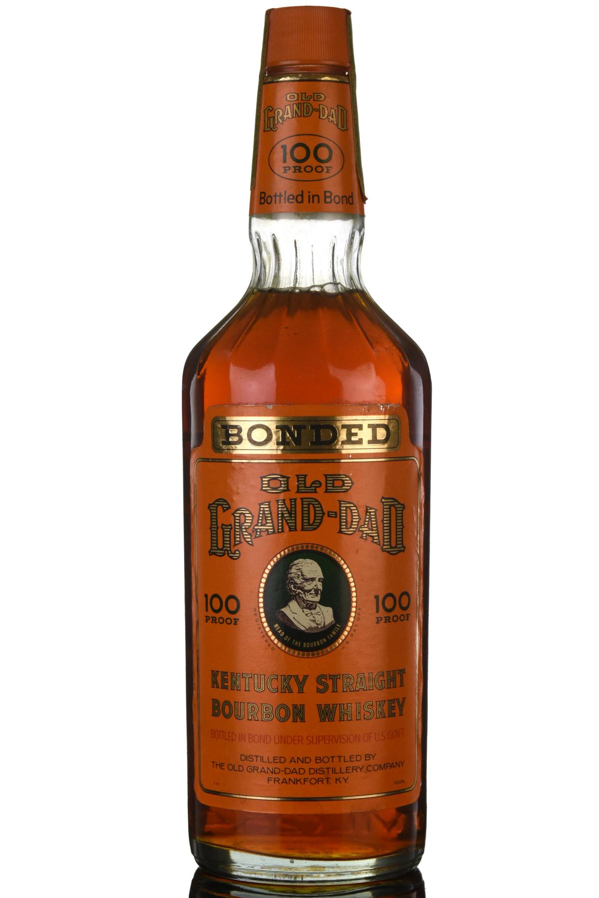 Old Grandad Kentucky Straight Bourbon 1972-1981 - 100 Proof