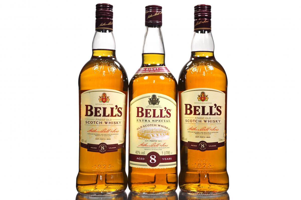 3 x Bells 8 Year Old - 1 Litre