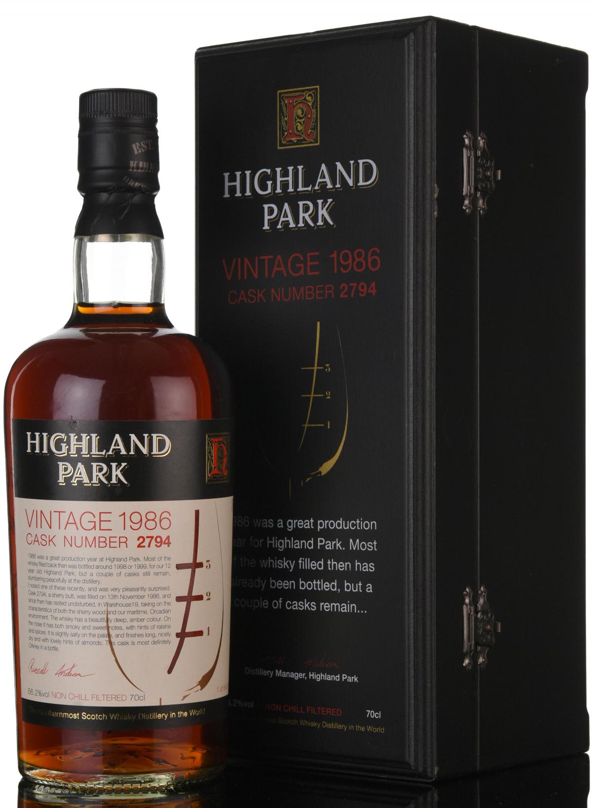 Highland Park 1986-2006 - Single Cask 2794