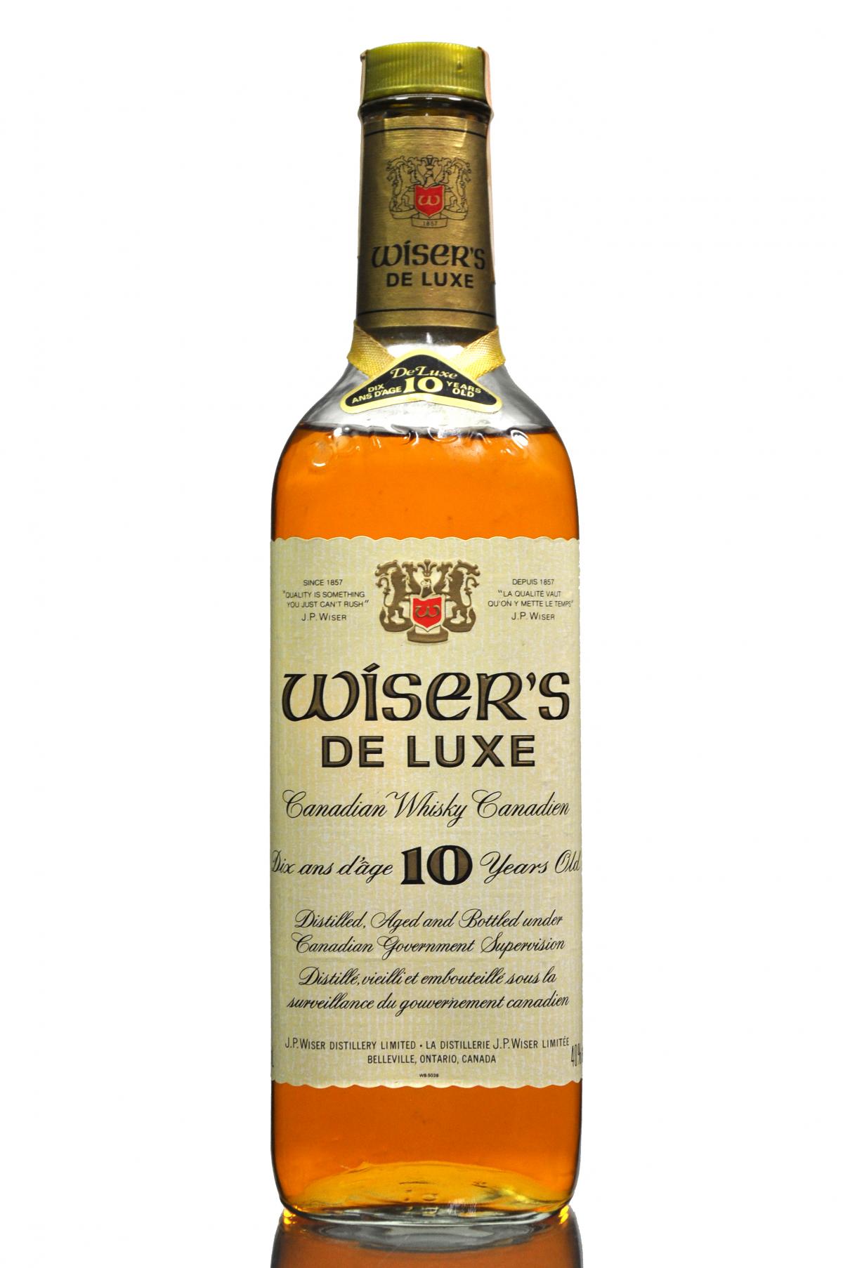 Wisers De Luxe 10 Year Old