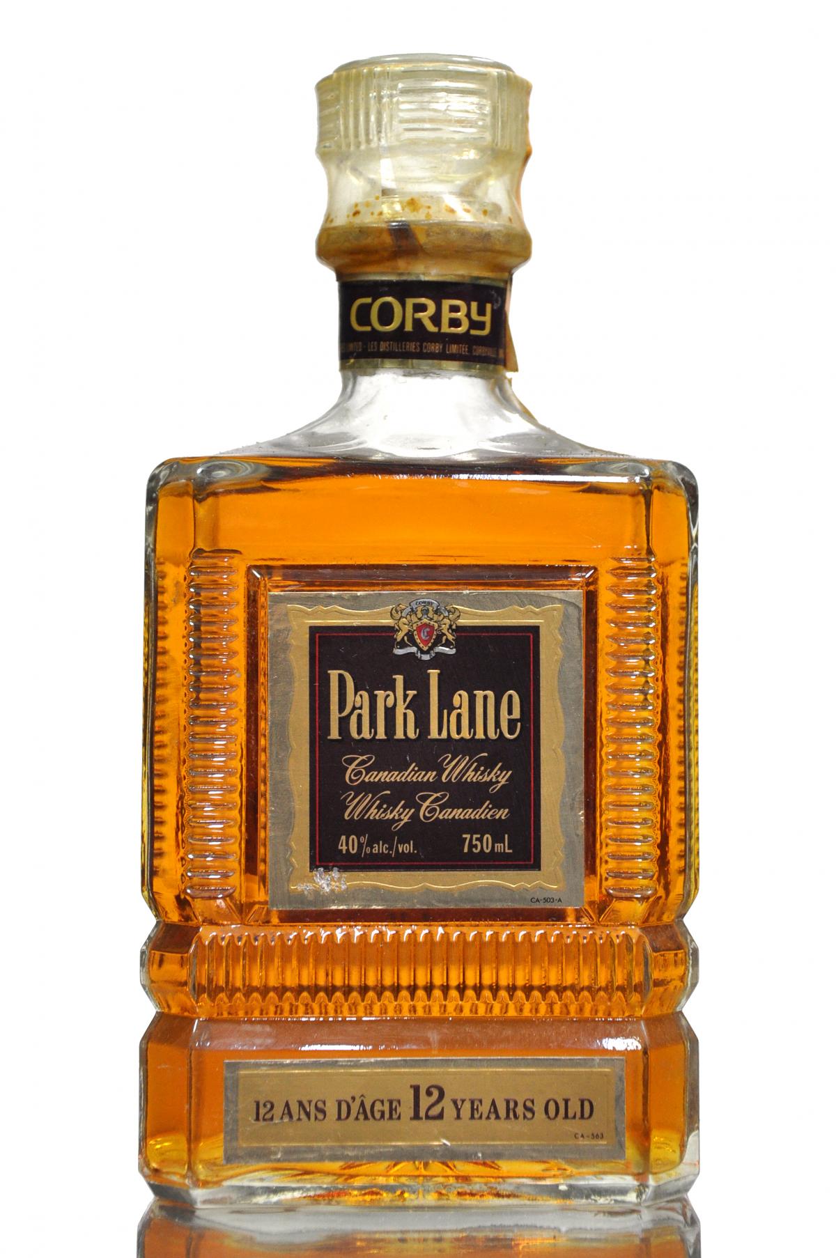 Park Lane 12 Year Old - Canadian Whisky - 1980s