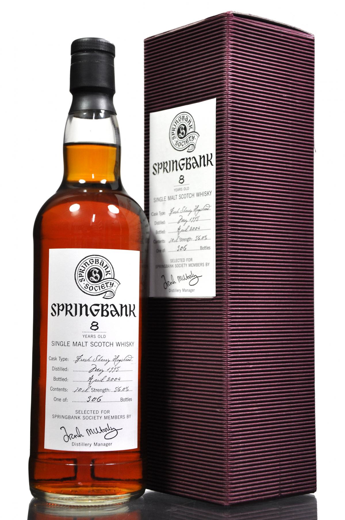 Springbank 1995-2004 - 8 Year Old - Society Exclusive