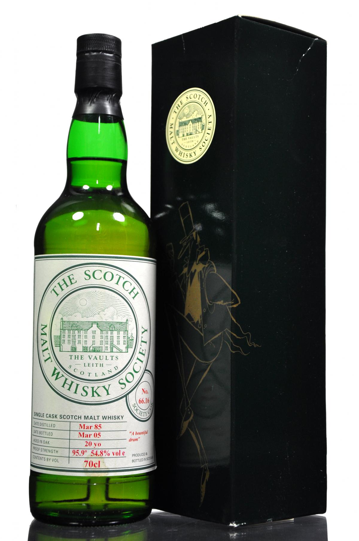 Ardmore 1985-2005 - 20 Year Old - SMWS 66.16 - A Bountiful Dram