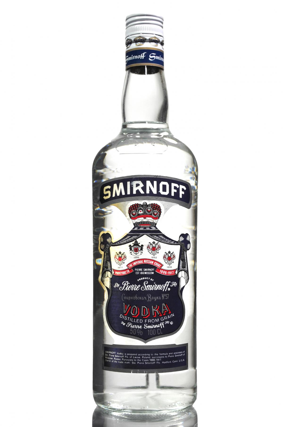 Smirnoff 1980s - 1 Litre - 50%