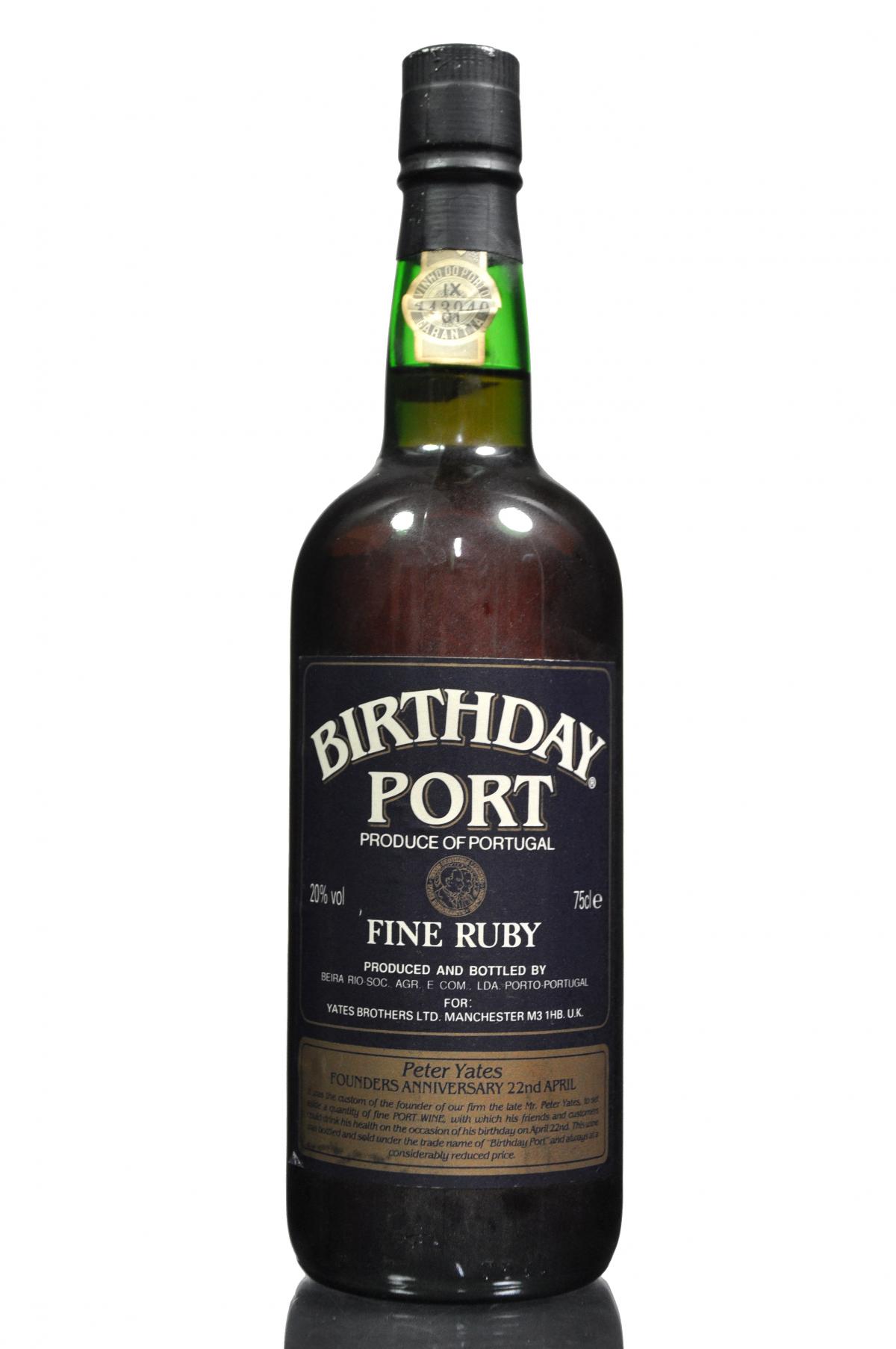 Birthday Port - 1980s