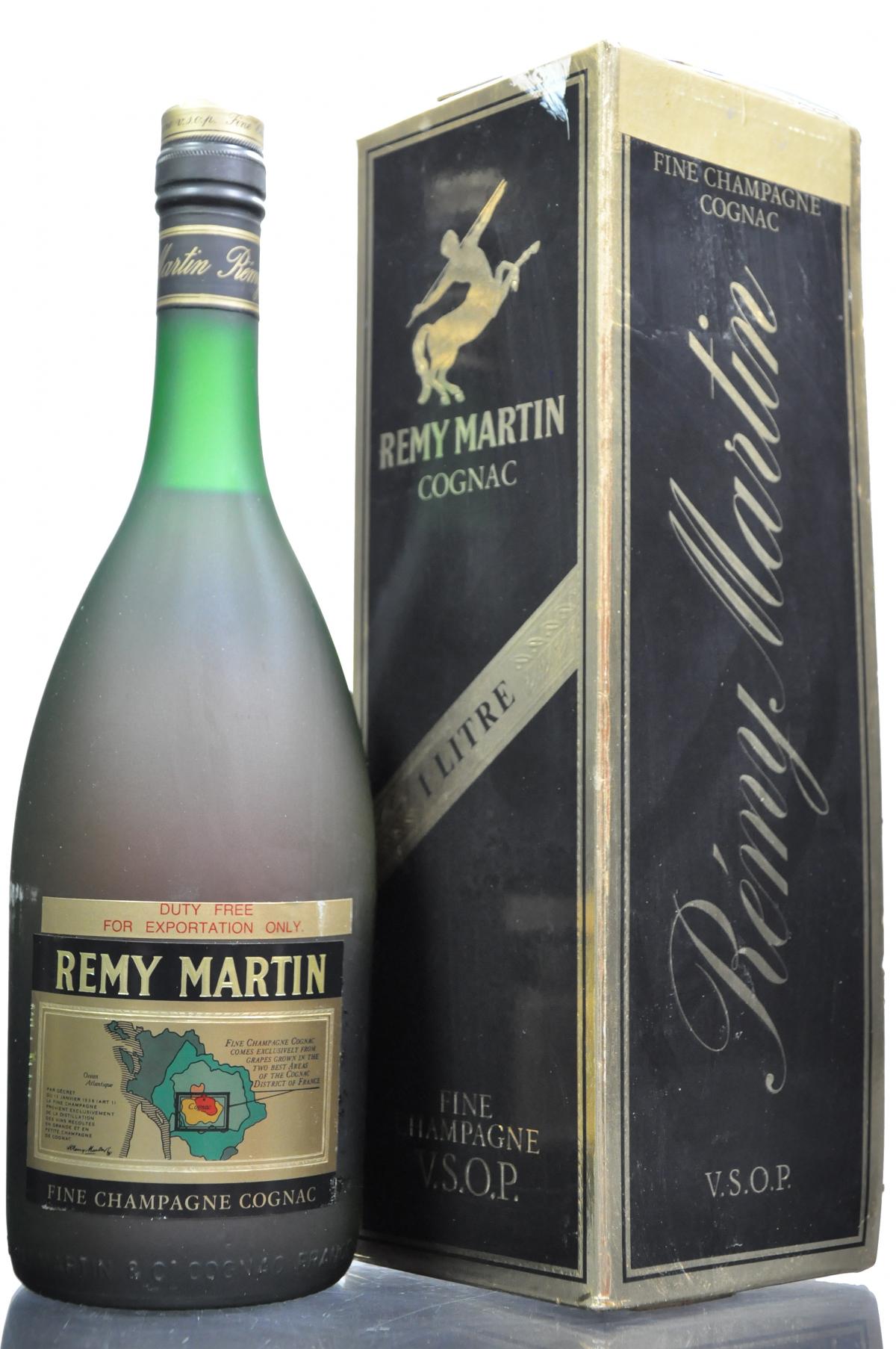 Remy Martin Champagne Cognac - 1 Litre - 1980s