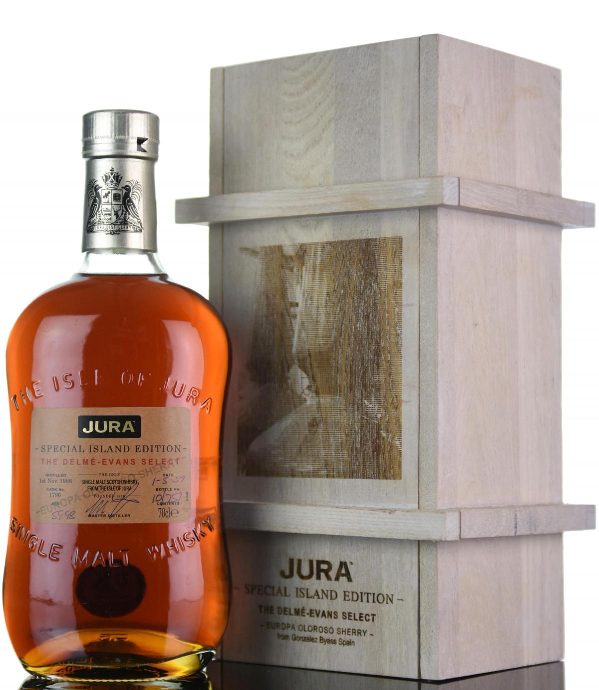 Isle Of Jura 1988-2007 - Delme Evans - Single Cask 1796