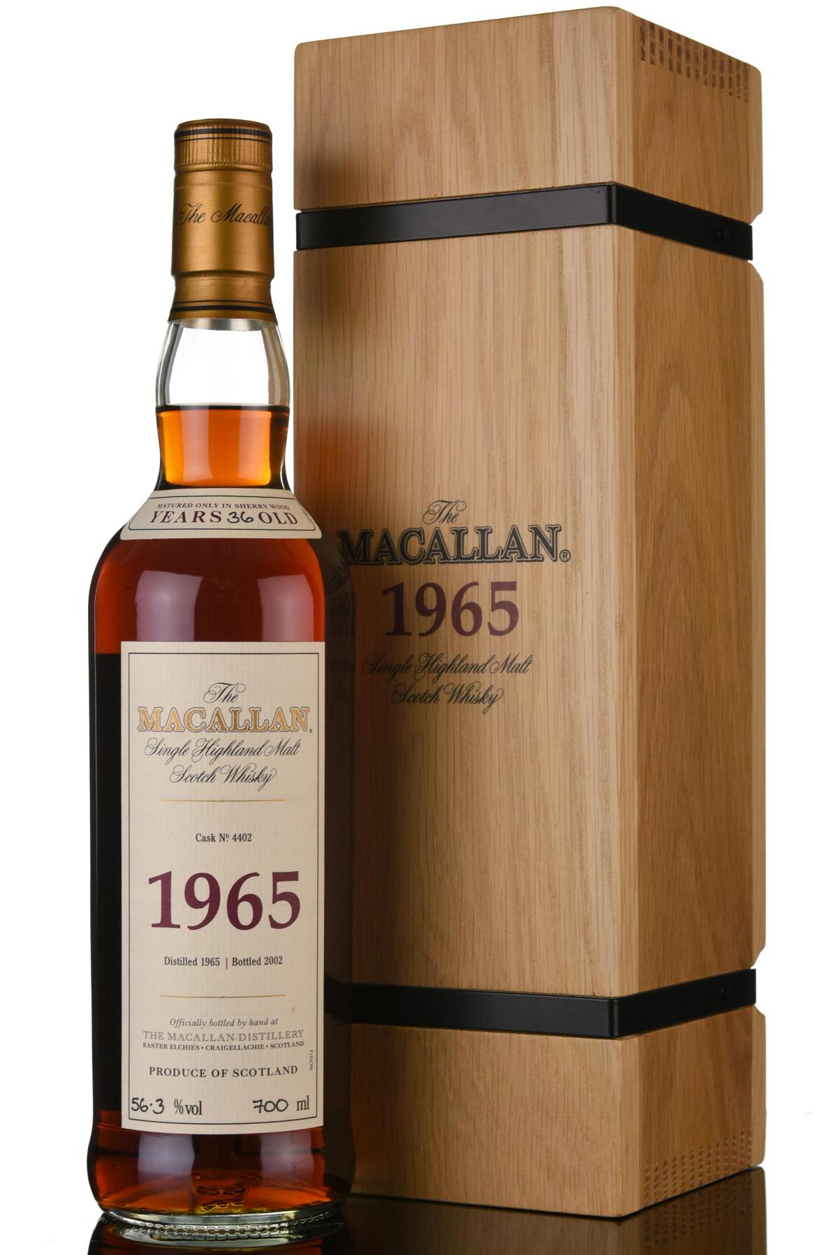 Macallan 1965-2002 - 36 Year Old - Fine & Rare