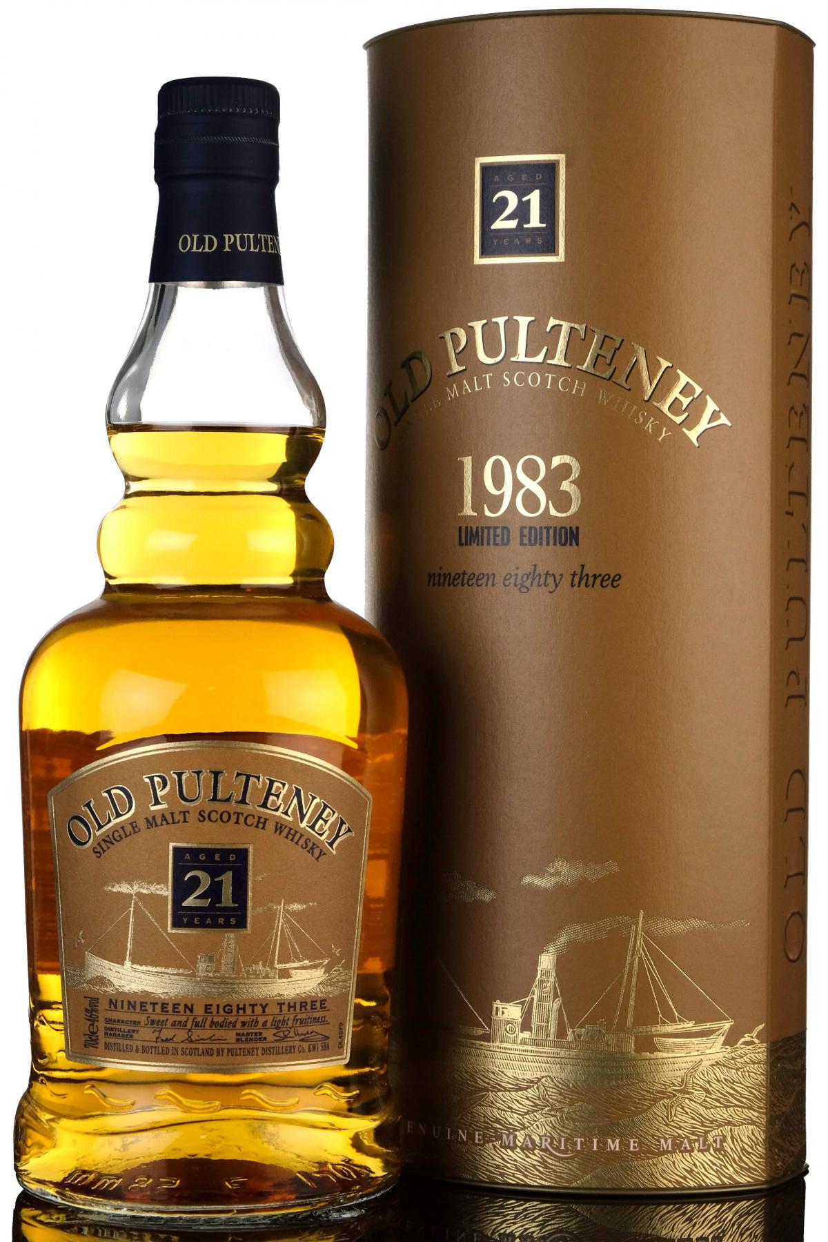 Old Pulteney 1983 - 21 Year Old