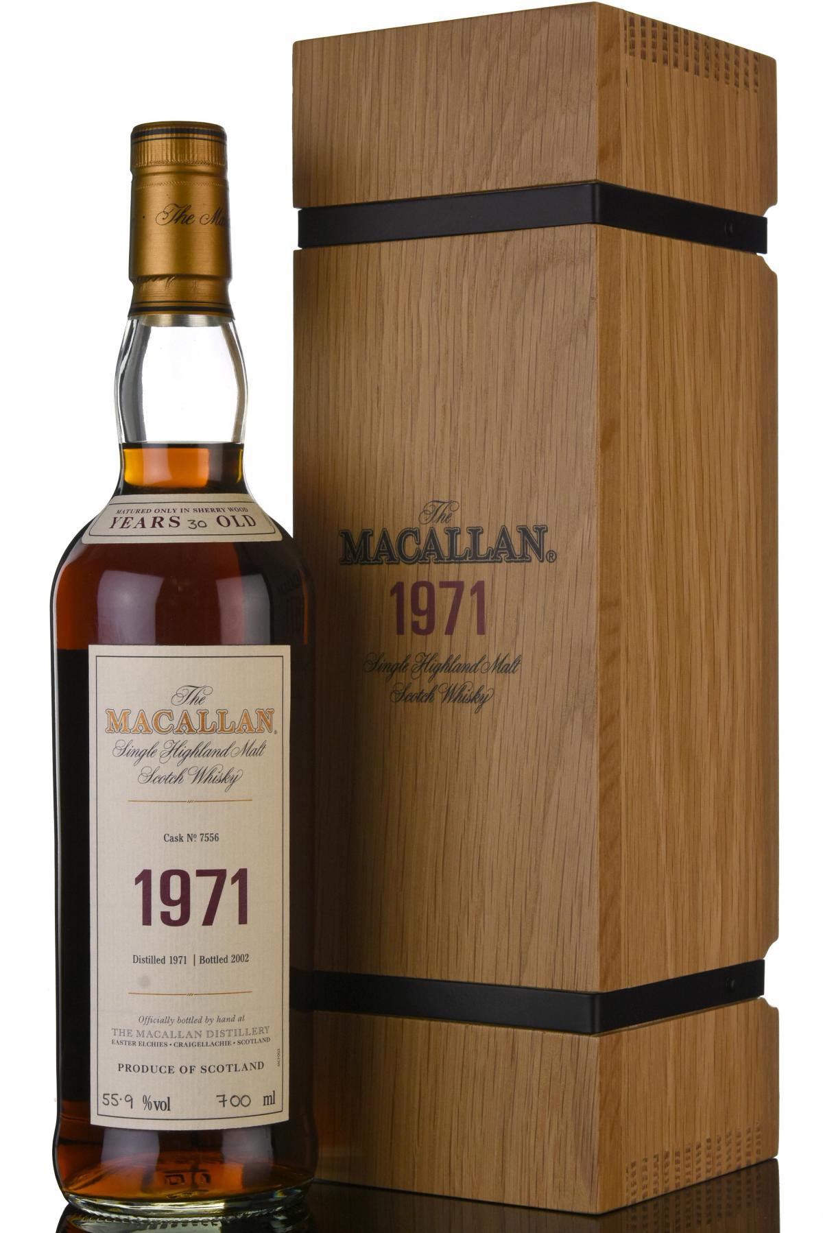 Macallan 1971-2002 - 30 Year Old - Fine & Rare - Cask 7556