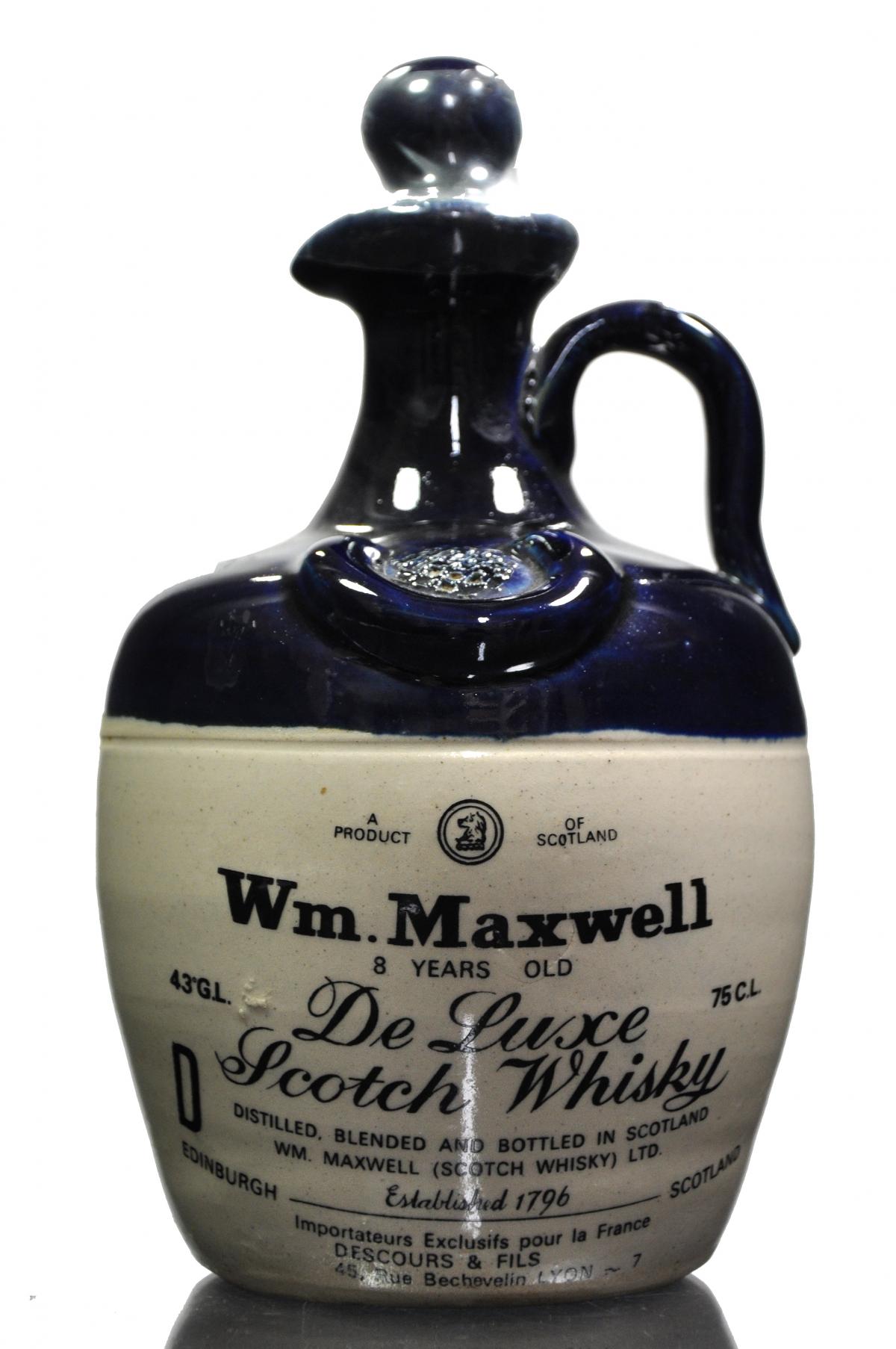 Maxwell 8 Year Old Decanter - 1980s - French Import