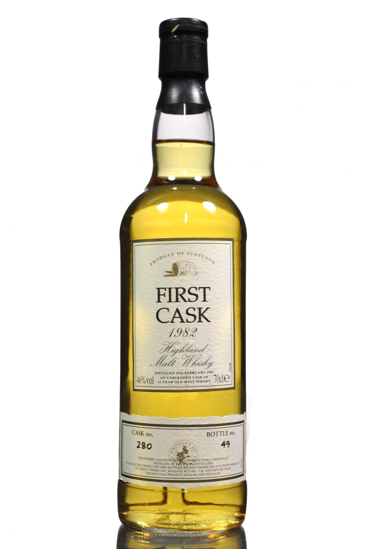 Brora 1982 - 21 Year Old - First Cask 280