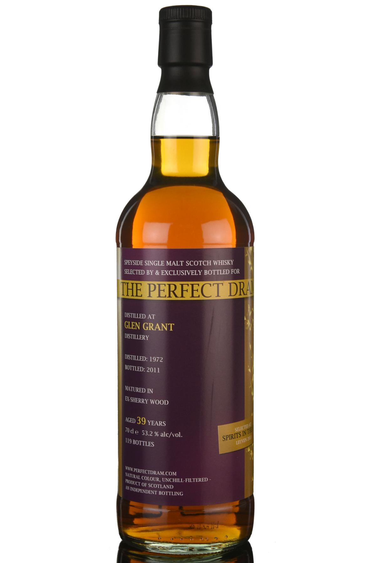 Glen Grant 1972-2011 - 39 Year Old - The Perfect Dram