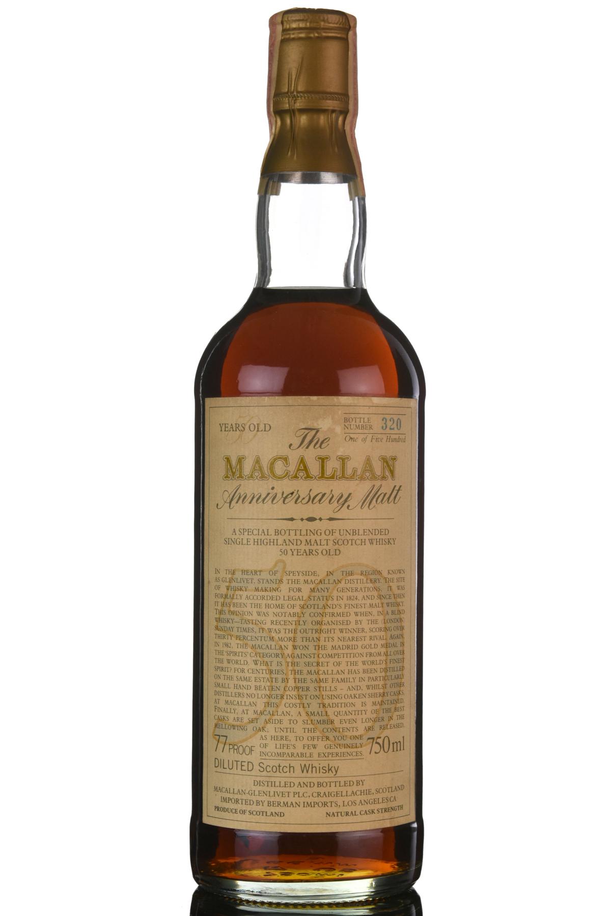 Macallan 1928-1983 - 50 Year Old - Anniversary Malt