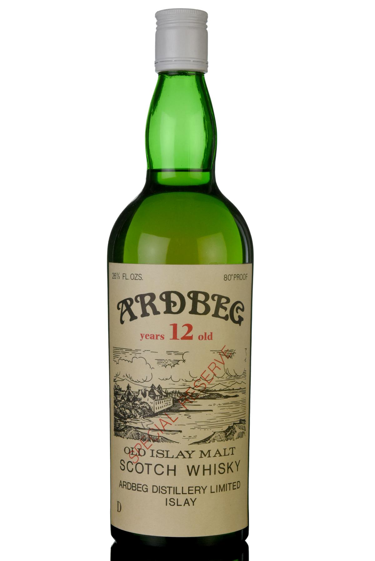 Ardbeg 12 Year Old - Special Reserve - 1960s