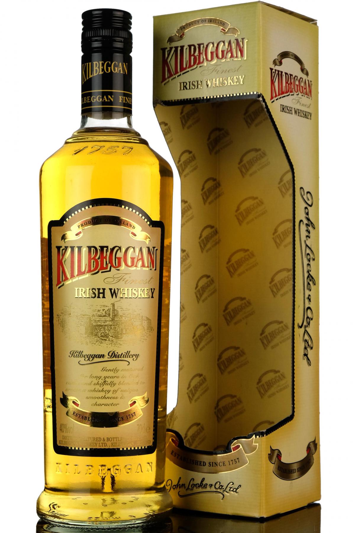 Kilbeggan Irish Whiskey