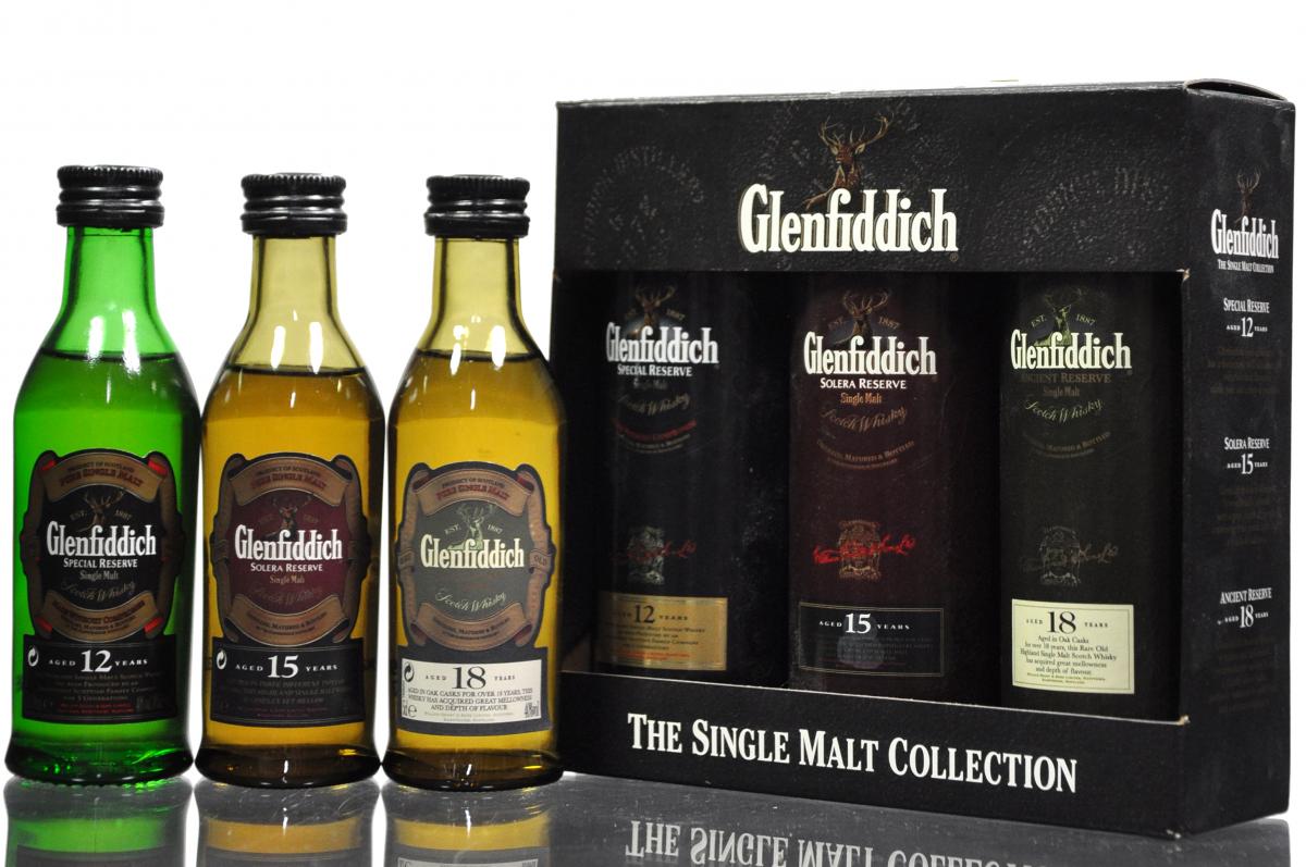 Glenfiddich Malt Collection Miniature Set