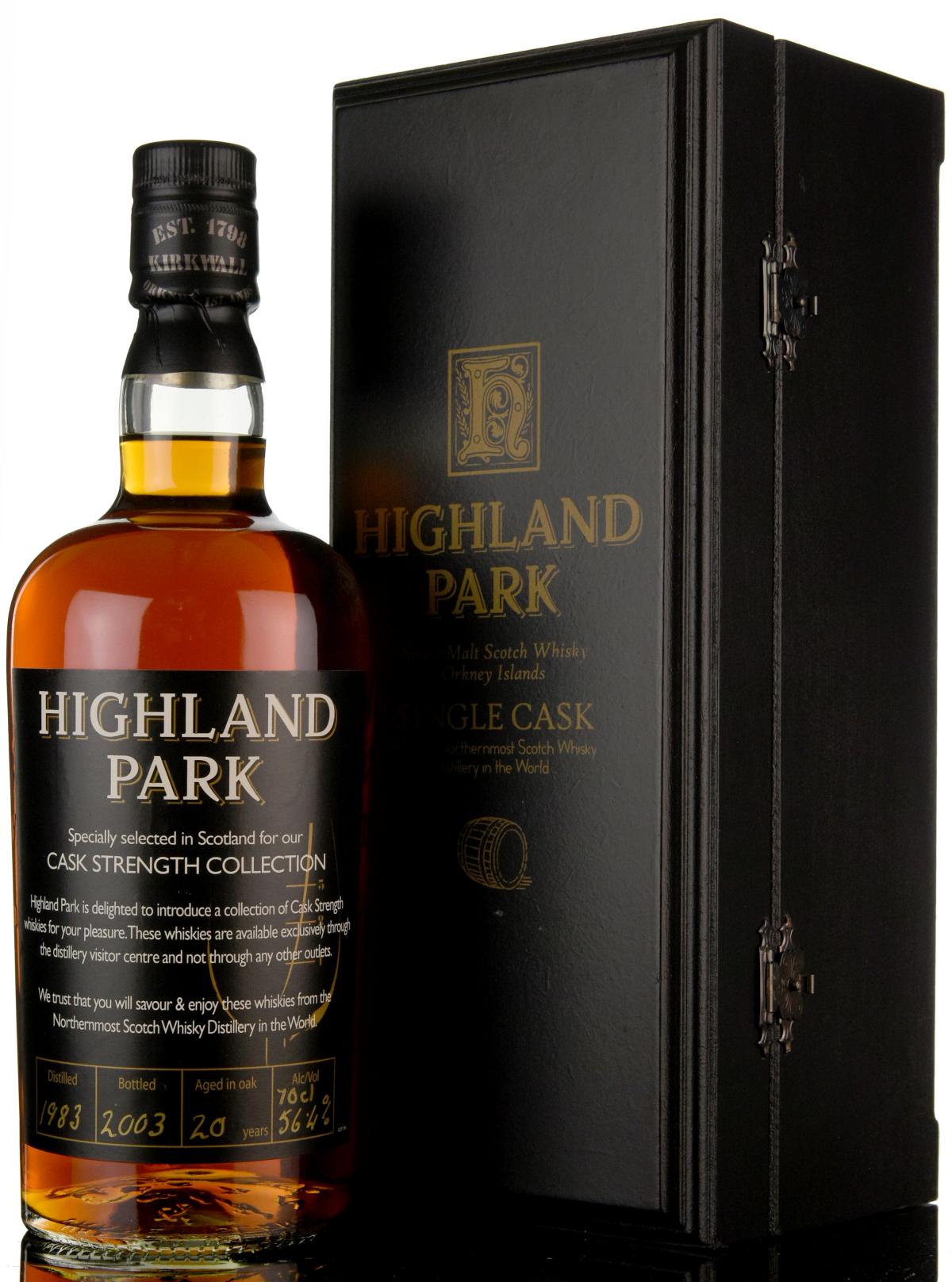 Highland Park 1983-2003 - 20 Year Old - Distillery Only