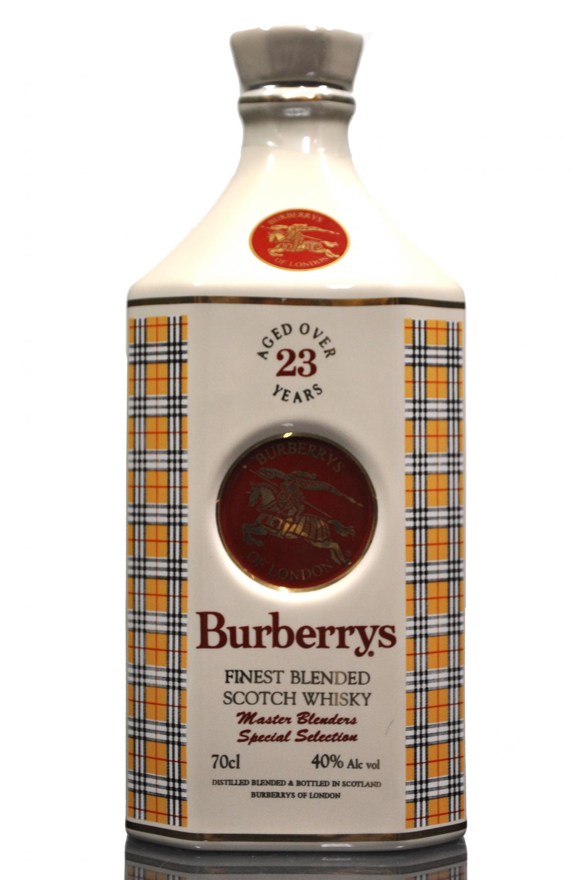 Burberrys 23 Year Old Decanter