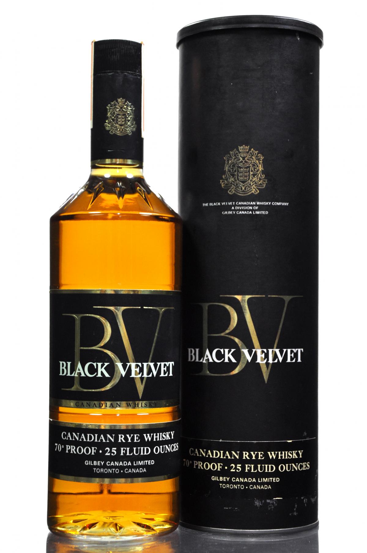 Black Velvet Canadian Rye - 1970s