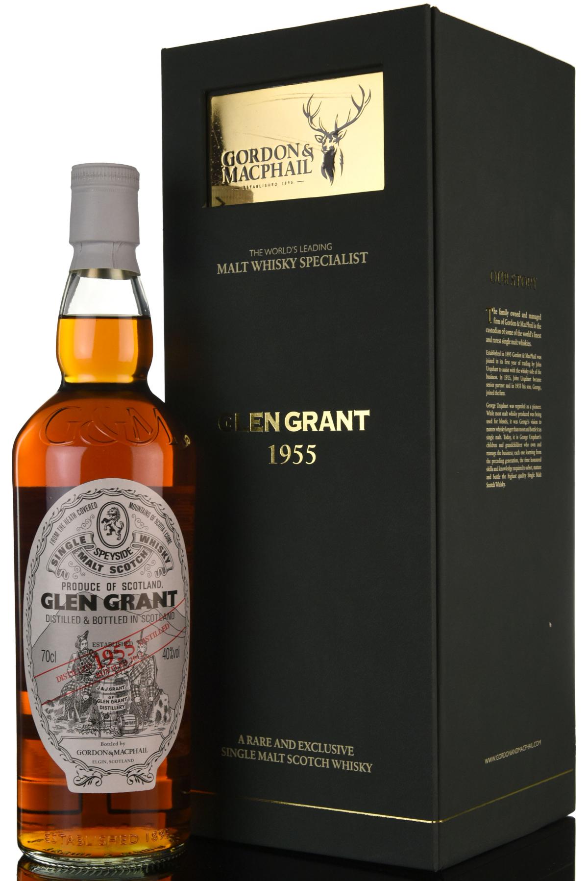 Glen Grant 1955-2012 - Gordon & MacPhail - Single Cask 833 - First Fill Sherry