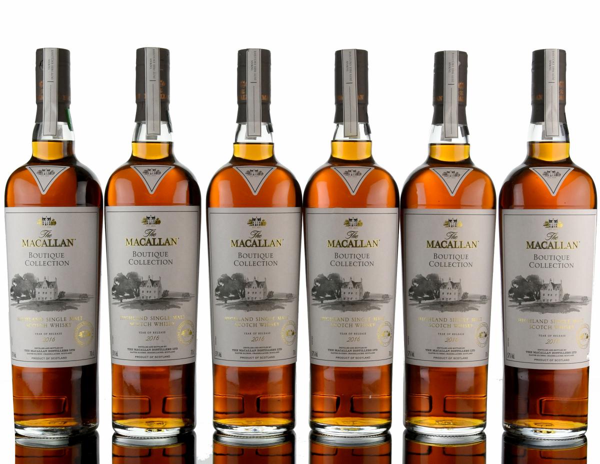 6 x Macallan Boutique Collection 2016