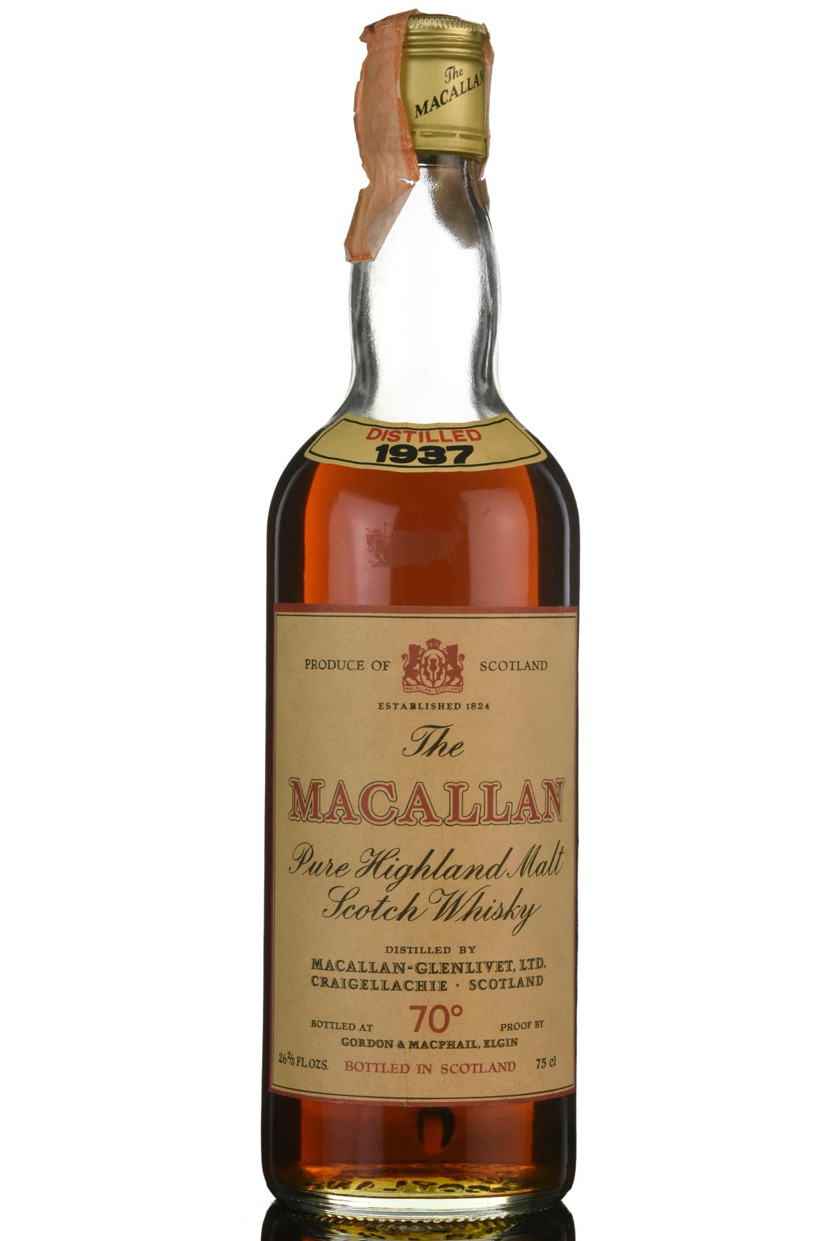 Macallan 1937 - Gordon & MacPhail