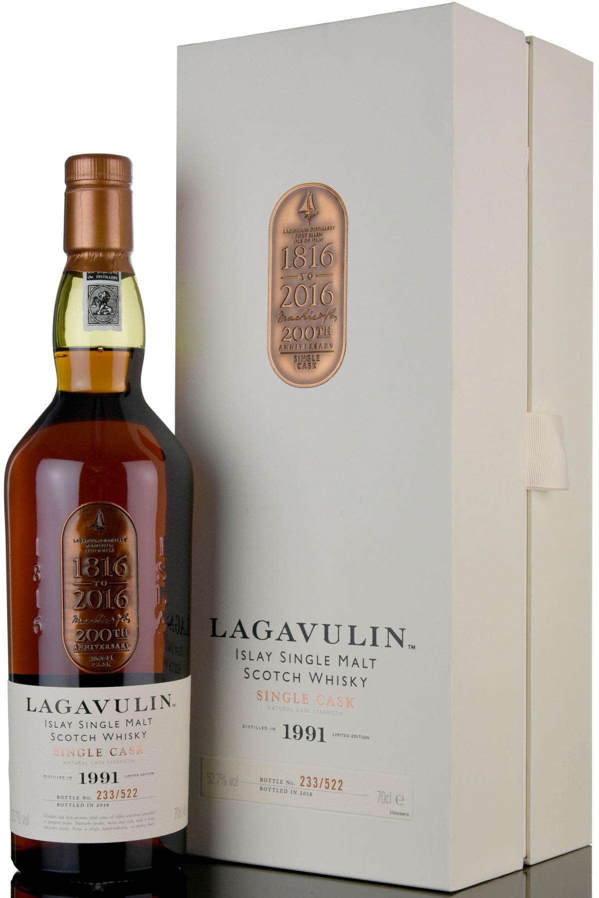 Lagavulin 1991-2016 - Single Cask - 200th Anniversary
