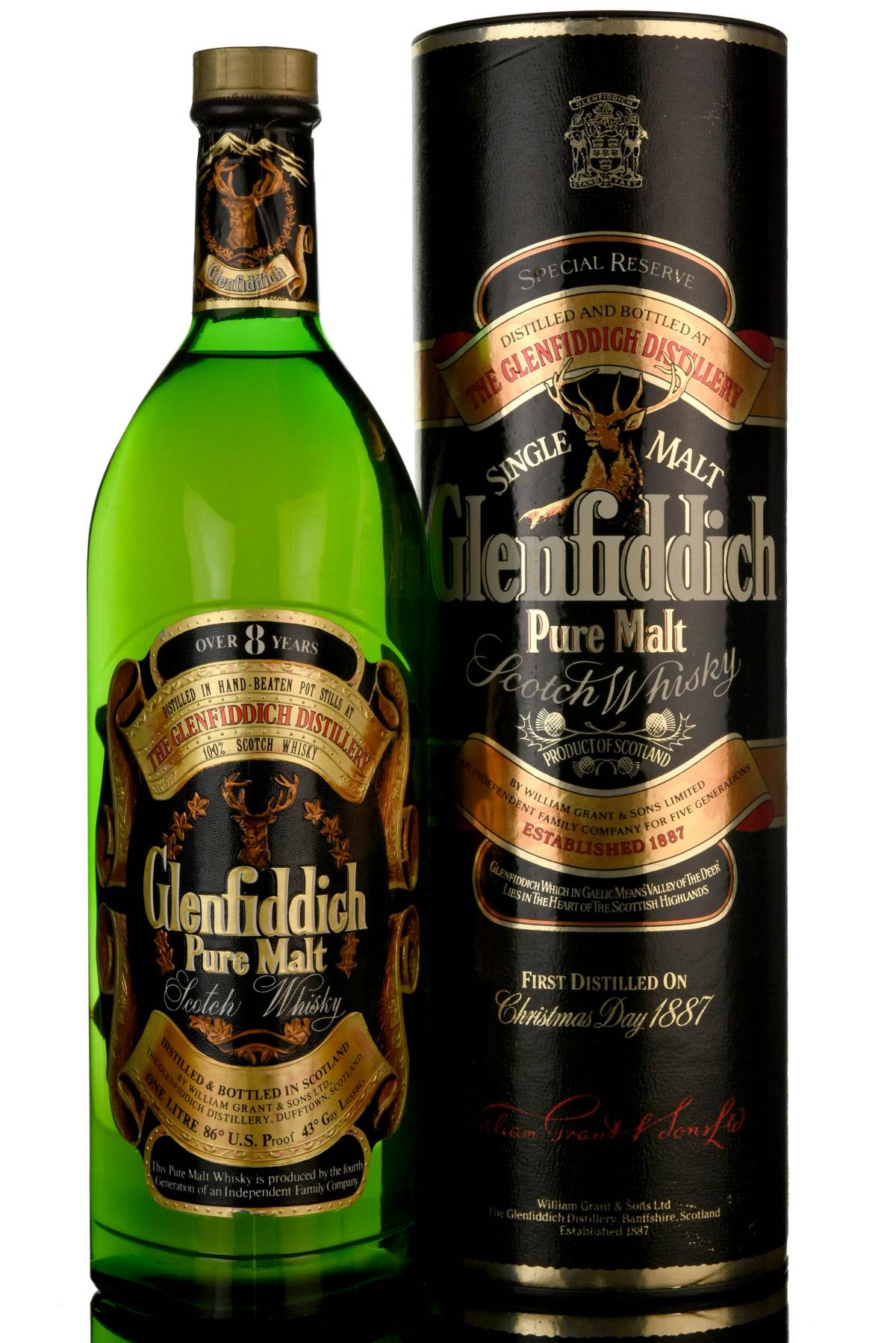 Glenfiddich 8 Year Old - 1 Litre