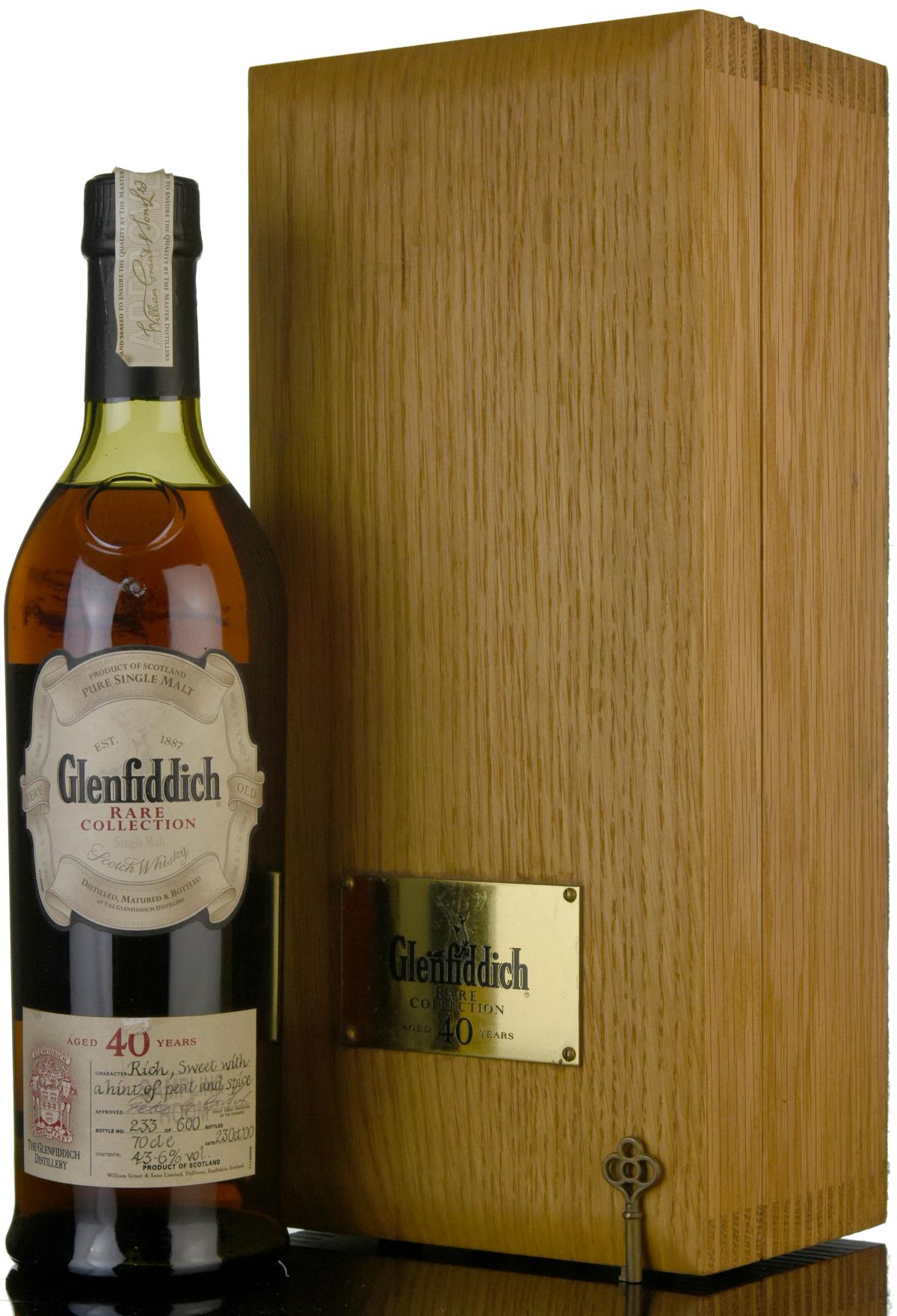 Glenfiddich 40 Year Old - Rare Collection Bottled 2000