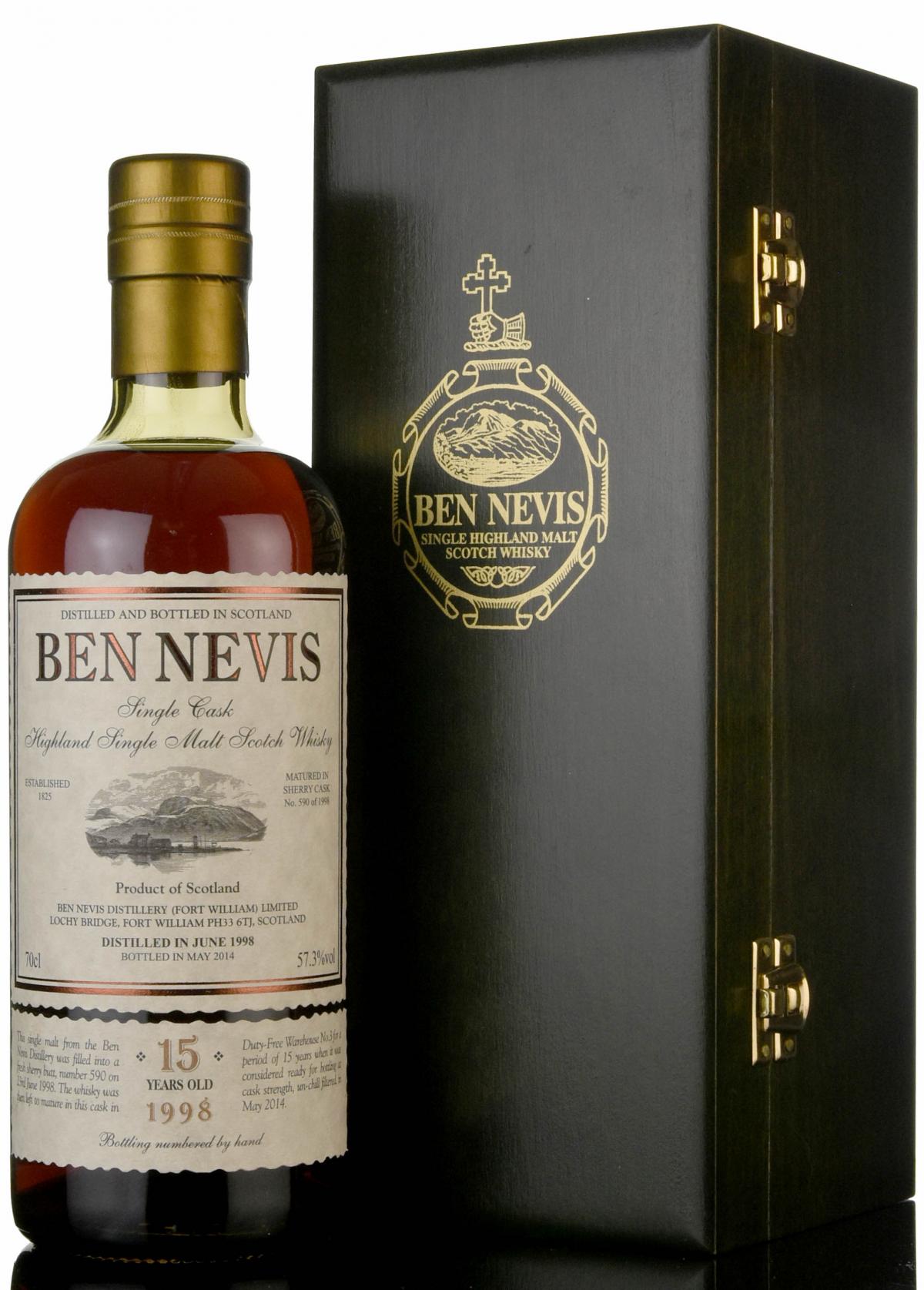 Ben Nevis 1998-2014 - 15 Year Old - Single Cask 590