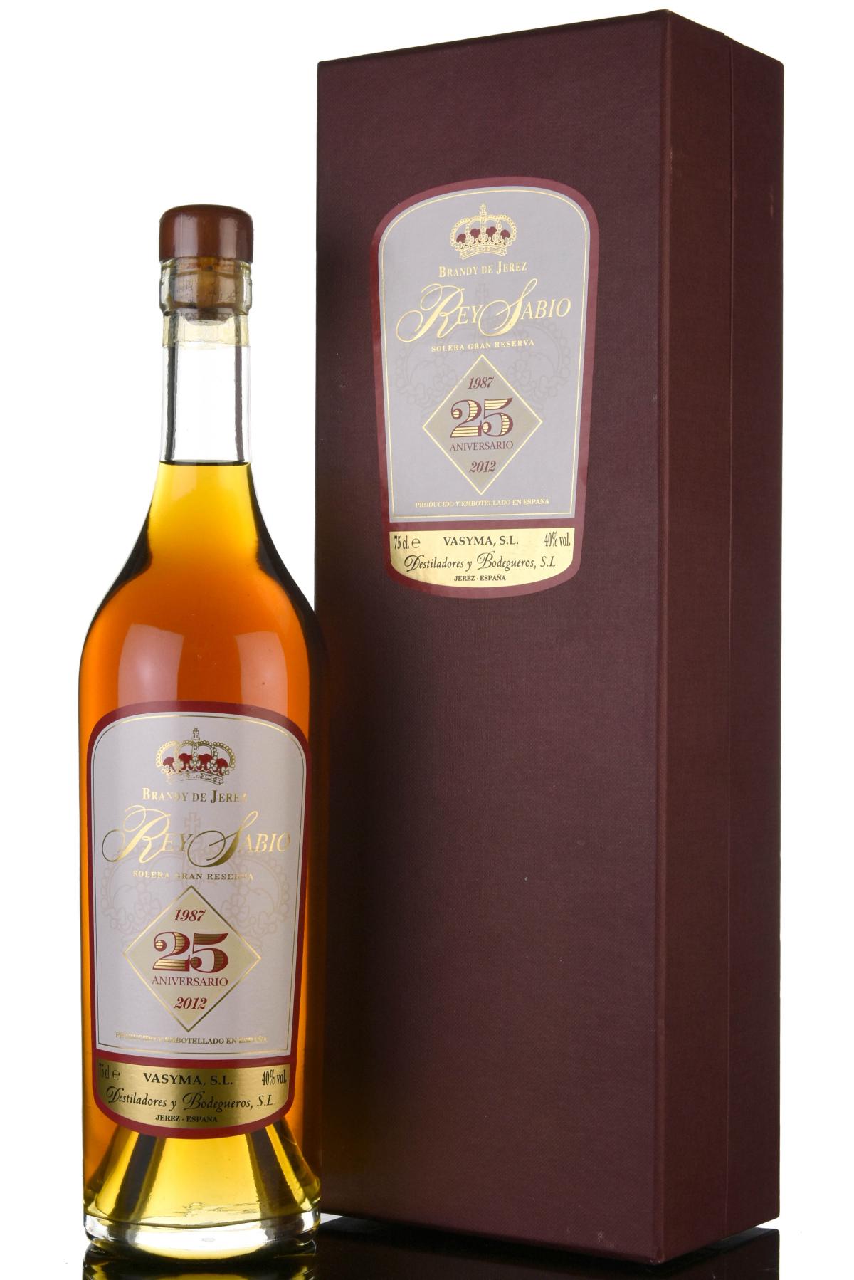 Rey Sabio Brandy - 25th Anniversary 1987-2012