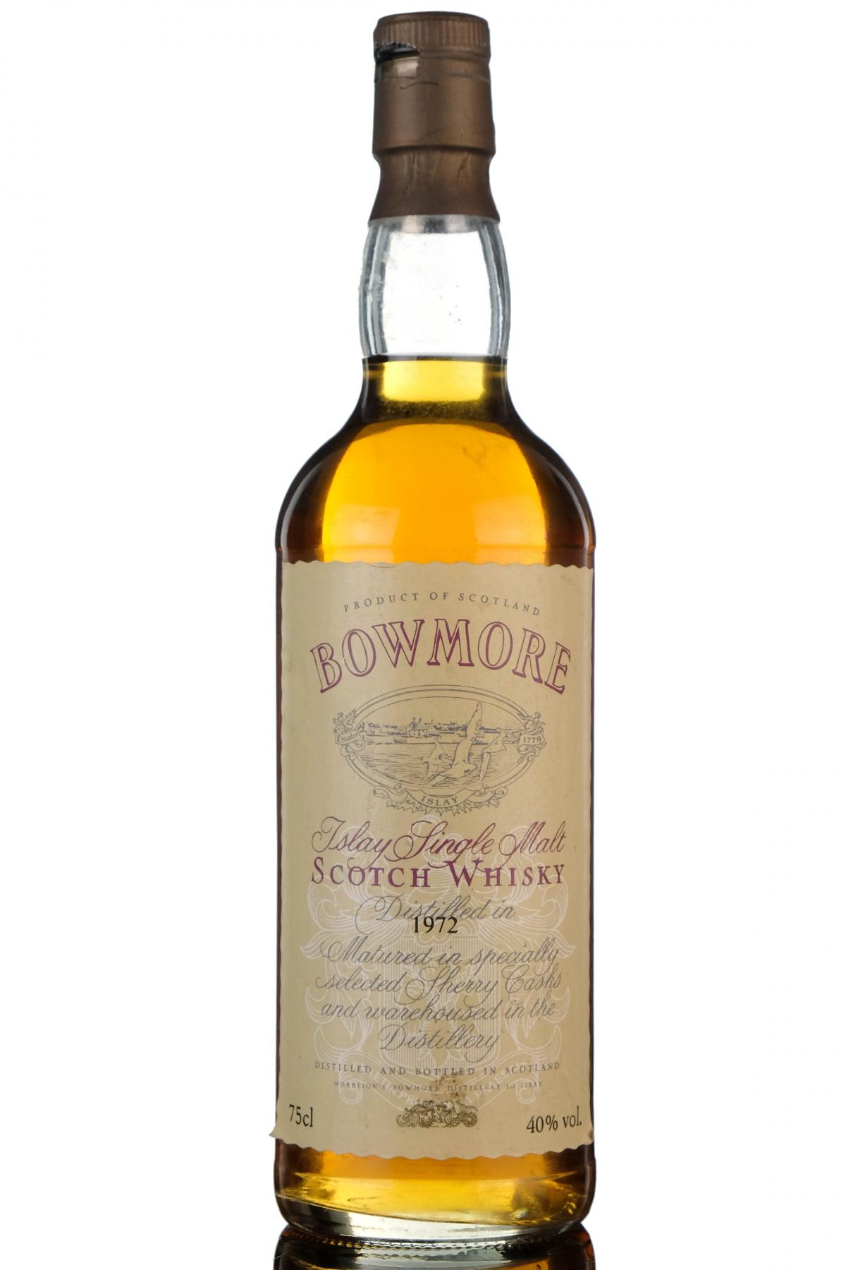 Bowmore 1972 - Sherry Cask - Vintage Label