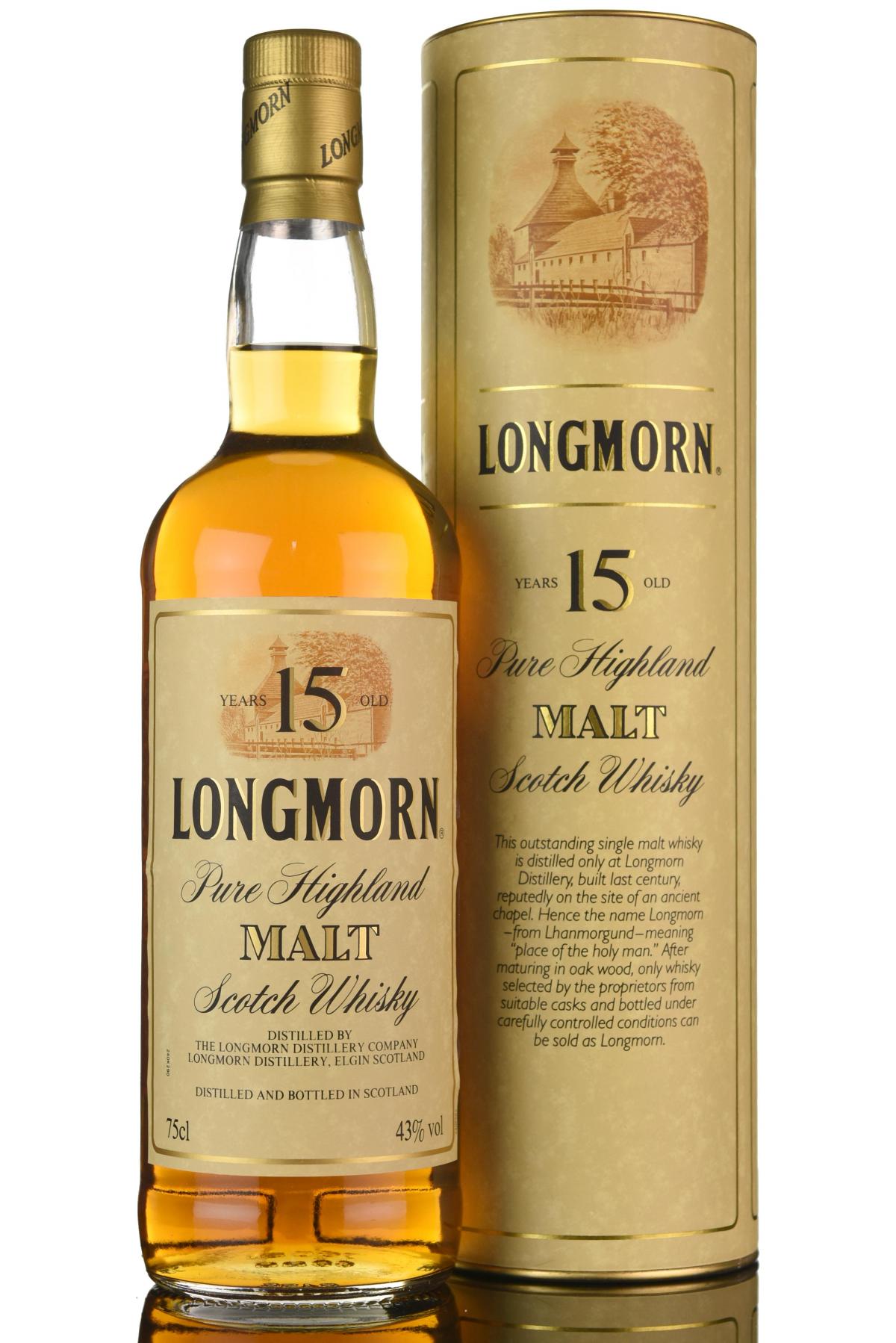 Longmorn 15 Year Old - Circa 1990