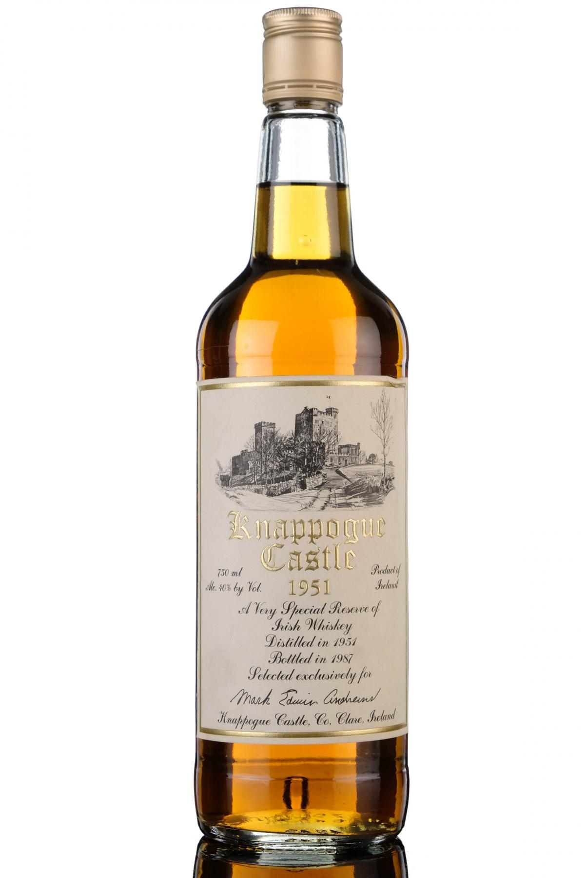 Knappogue Castle 1951-1987 - Irish Whiskey