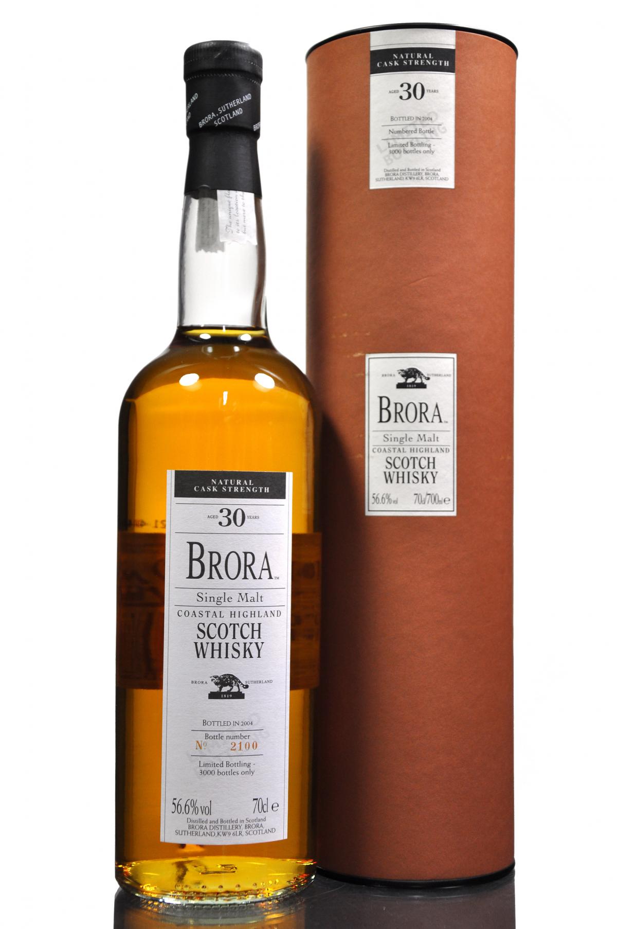 Brora 30 Year Old - Bottled 2004