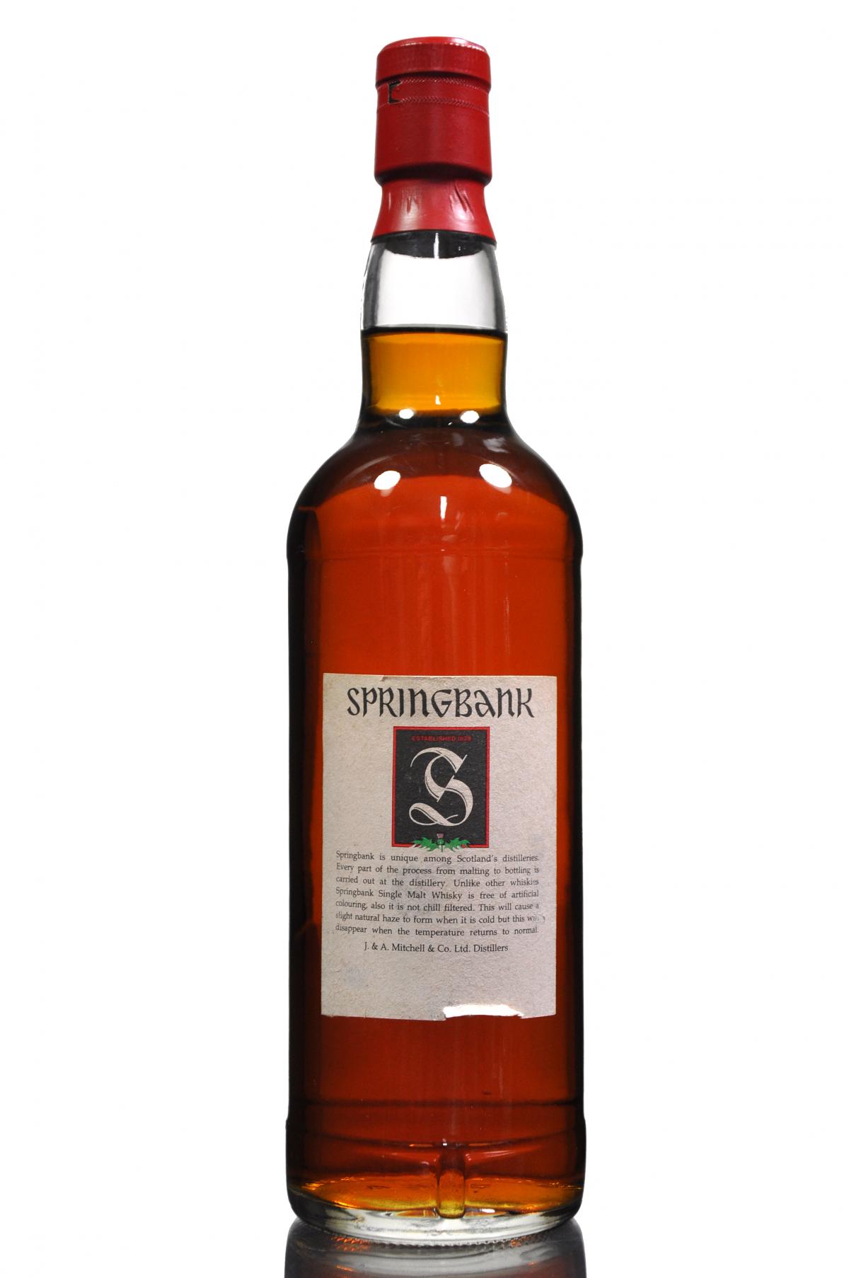 Springbank Likely 12 Year Old - 100 Proof - 1990s