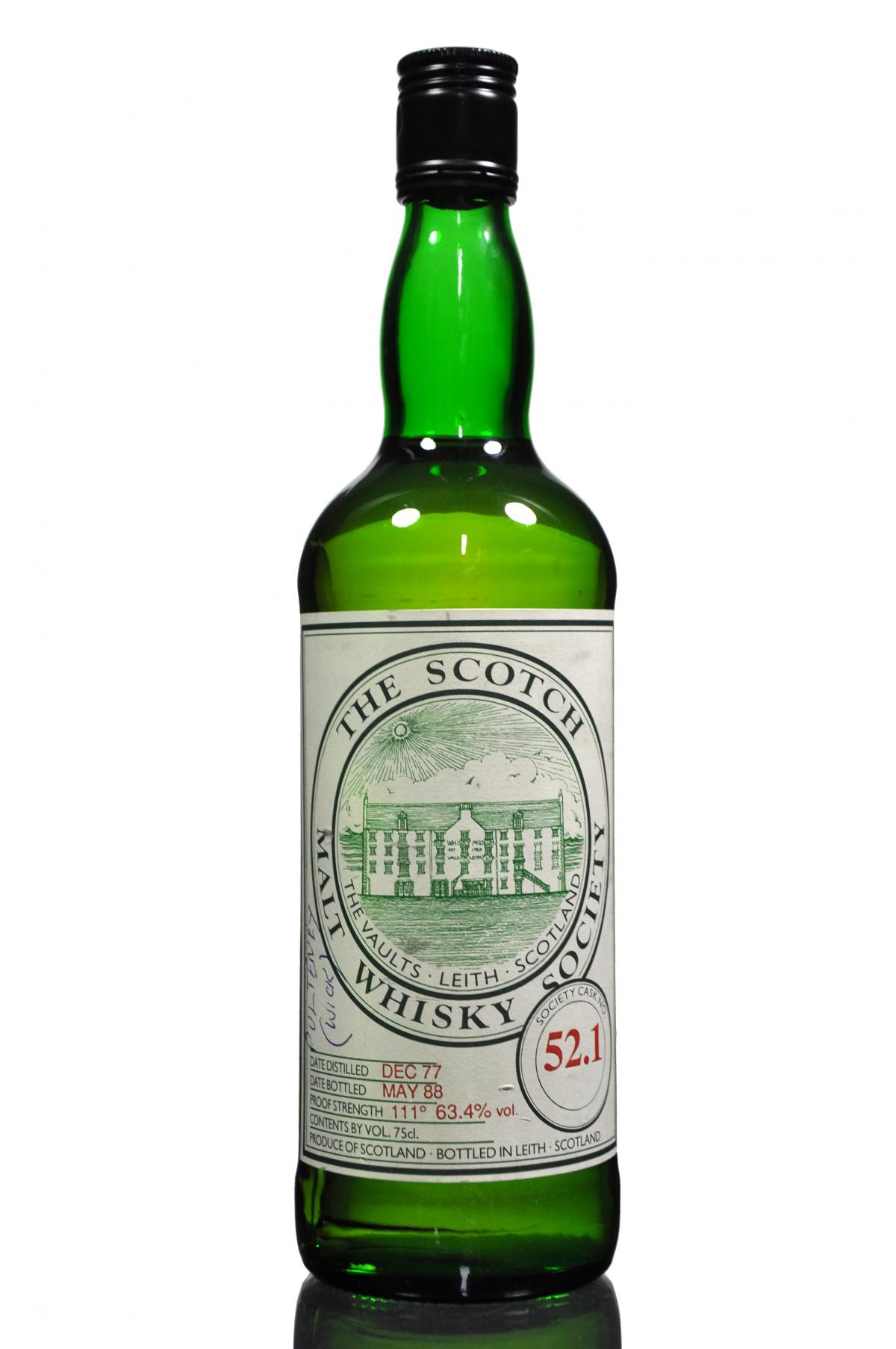 Old Pultney 1977-1988 - SMWS 52.1