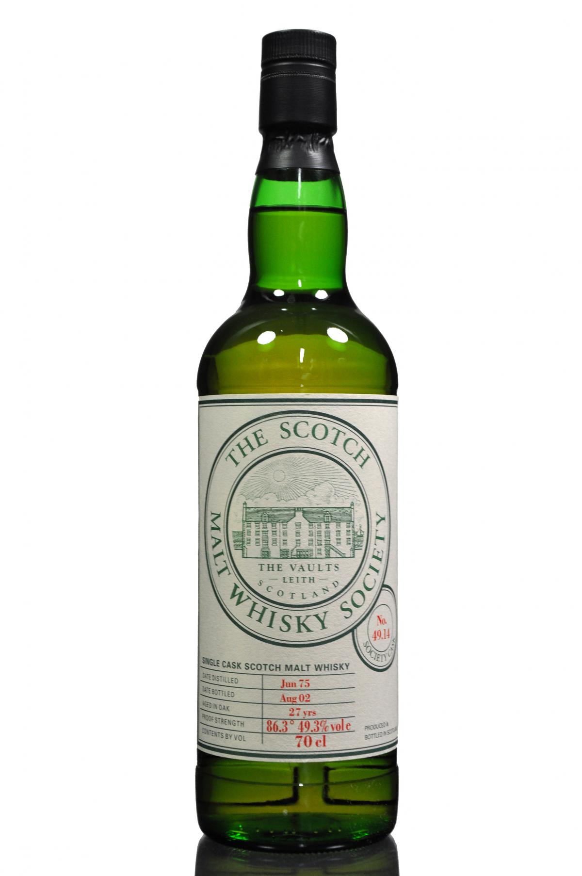 St Magdalene 1975-2002 - 27 Year Old - SMWS 49.14