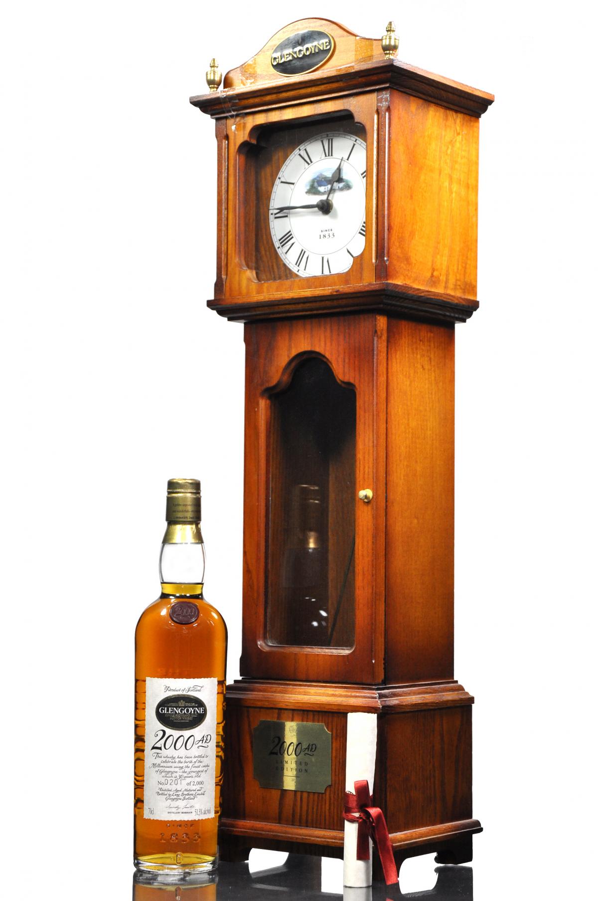 Glengoyne 30 Year Old Millennium - With Clock