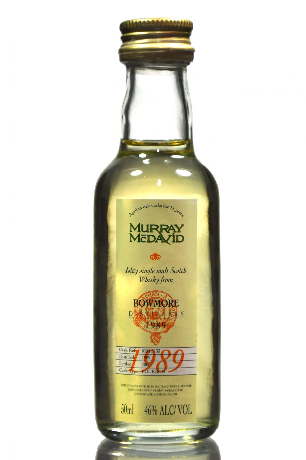 Bowmore 1989-2000 - Murray McDavid Miniature