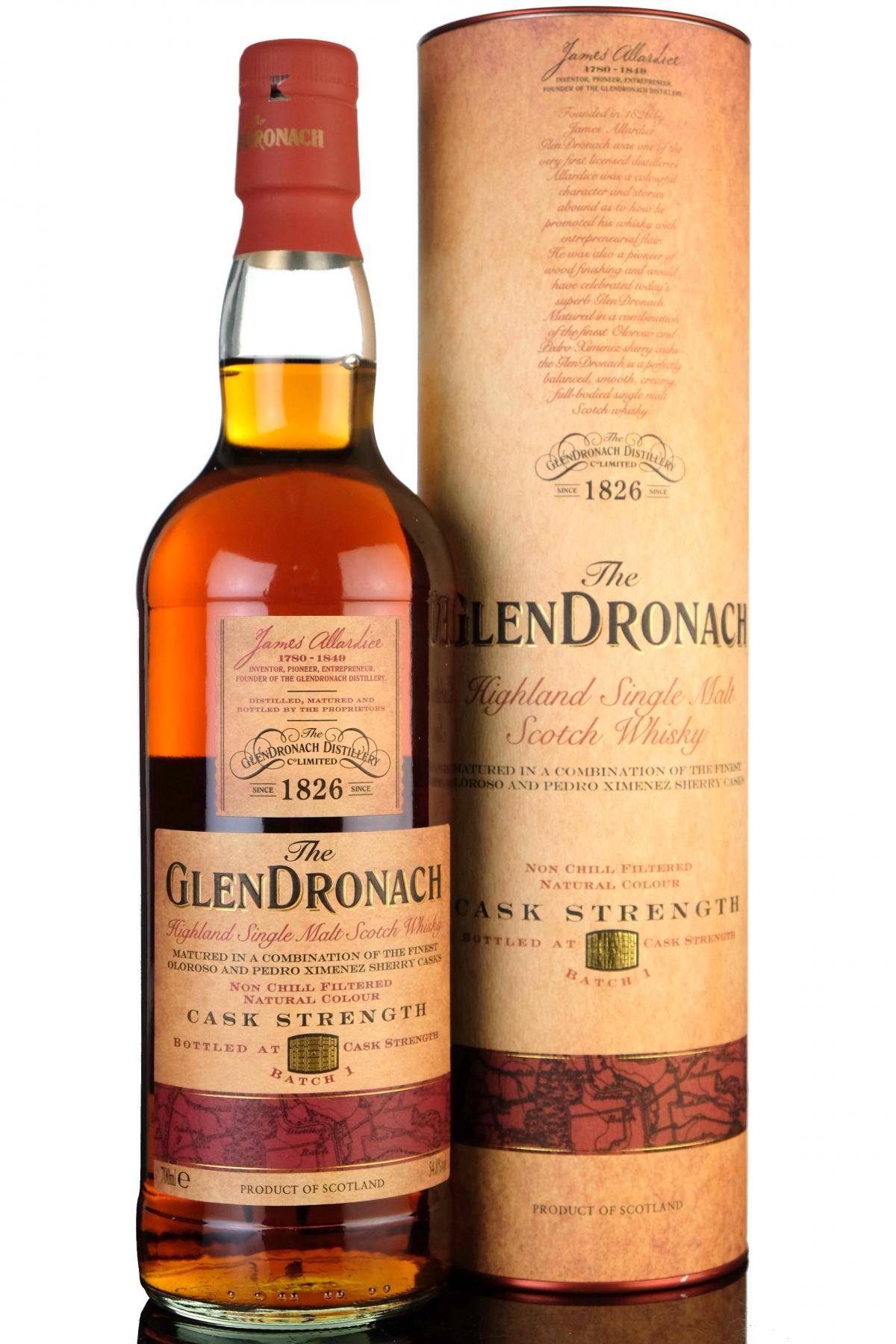 Glendronach Batch 1 - Cask Strength