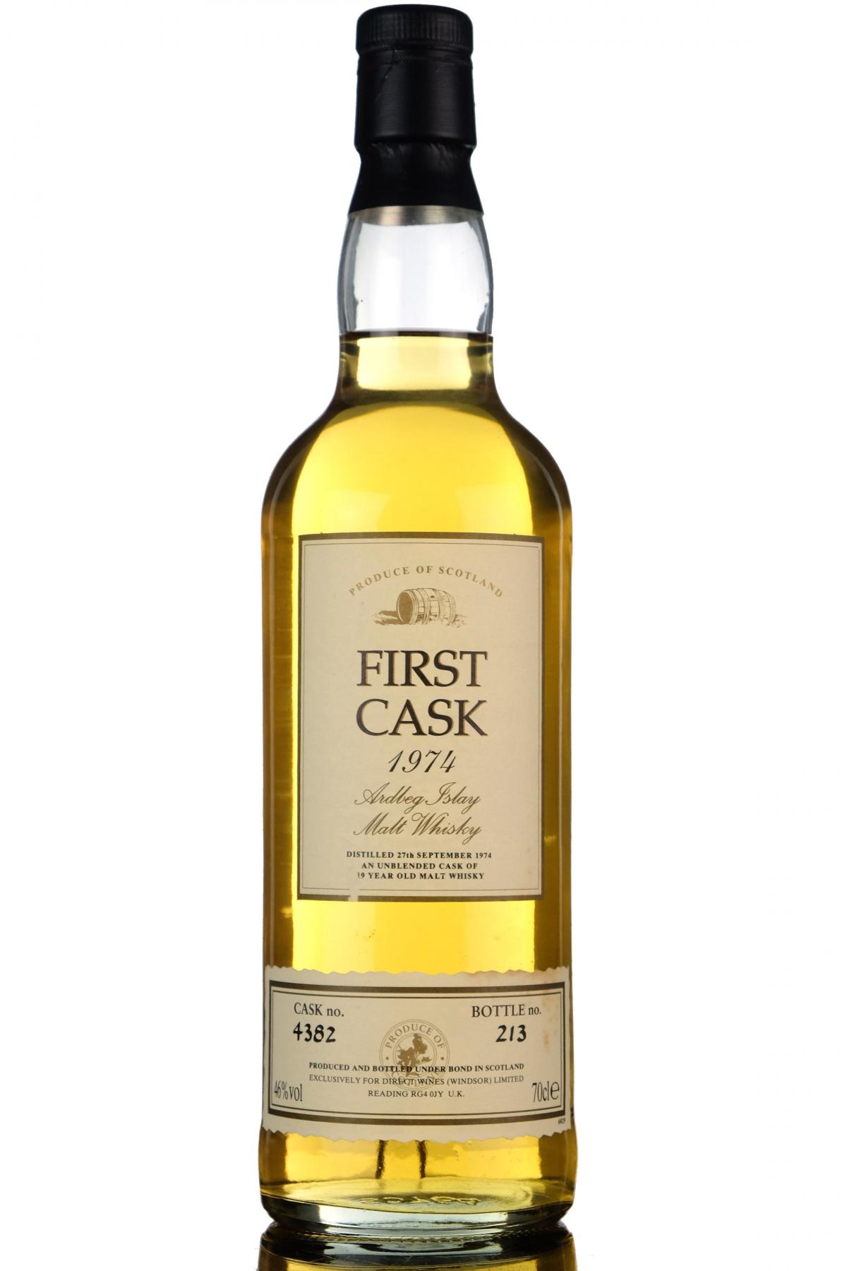 Ardbeg 1974 - 19 Year Old - First Cask 4382