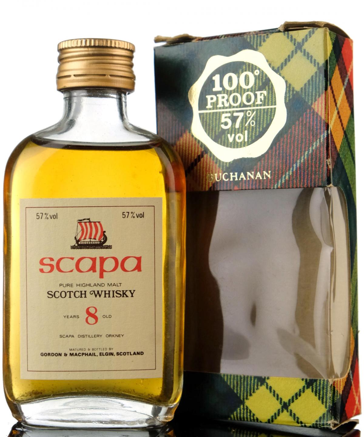 Scapa 8 Year Old - 100 Proof - Gordon & MacPhail Miniature