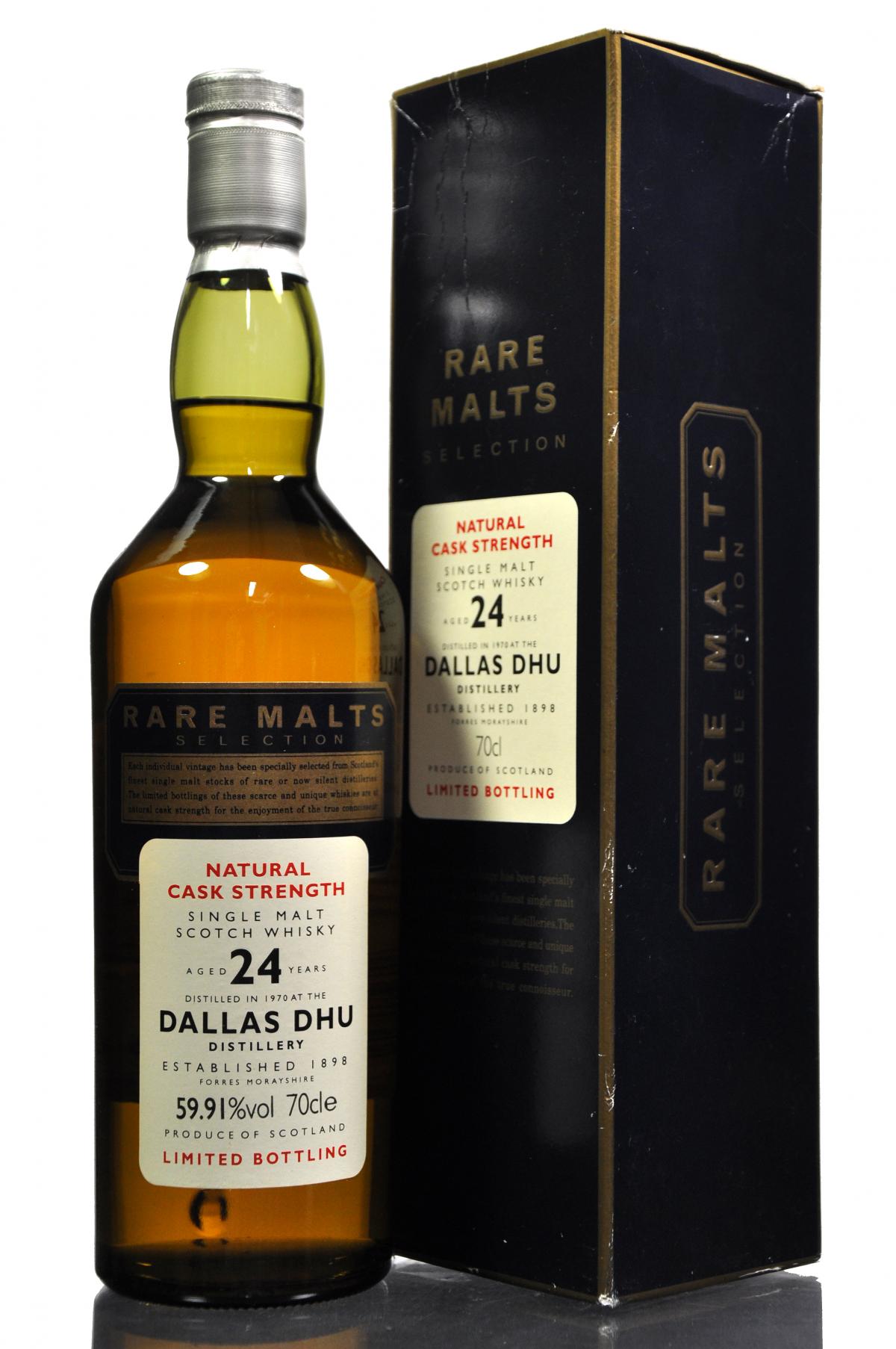 Dallas Dhu 1970 - 24 Year Old - Rare Malts 59.91%